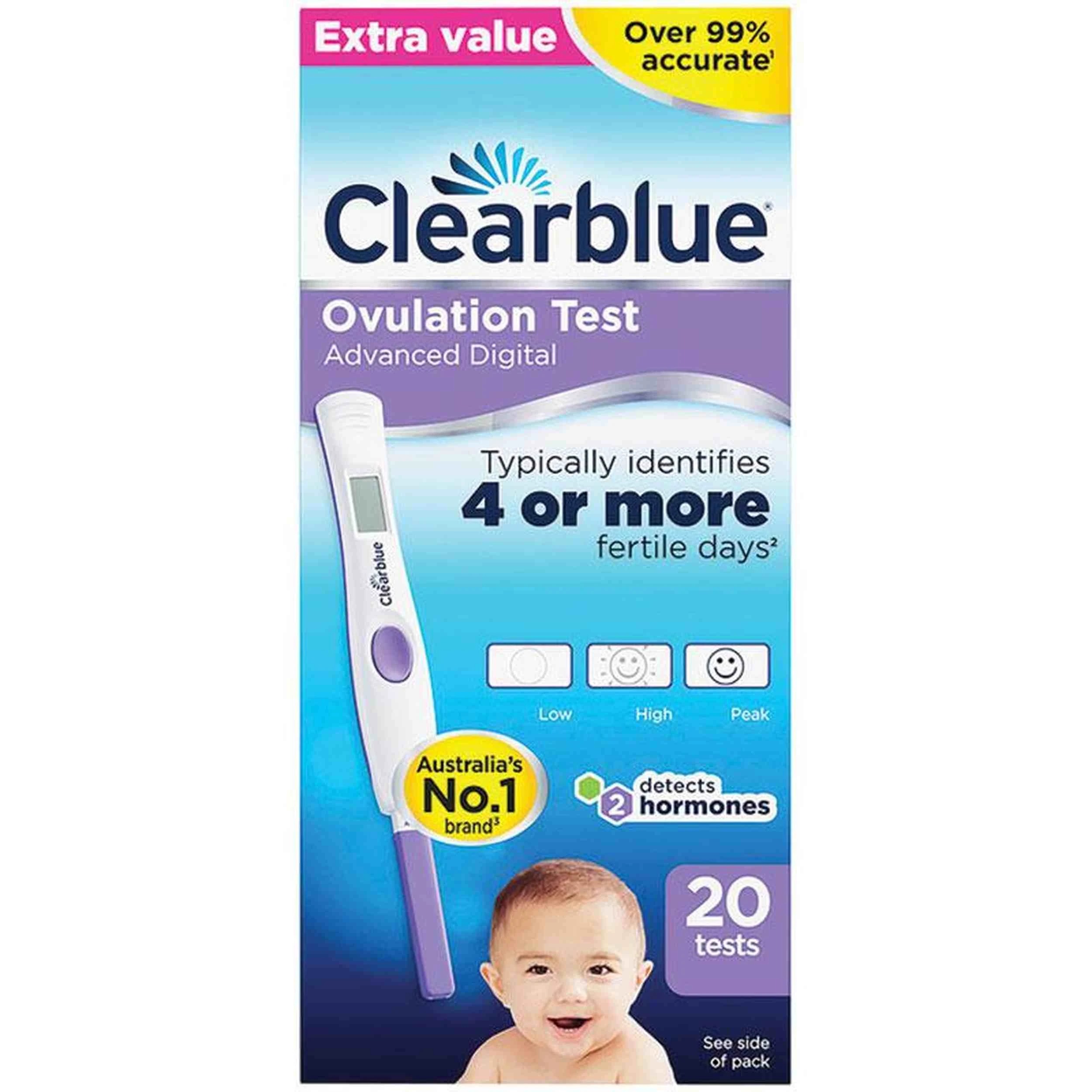 1 Clearblue Digital Ovulation Test Dual Hormone Indicator 20 Pack, 1 of 1