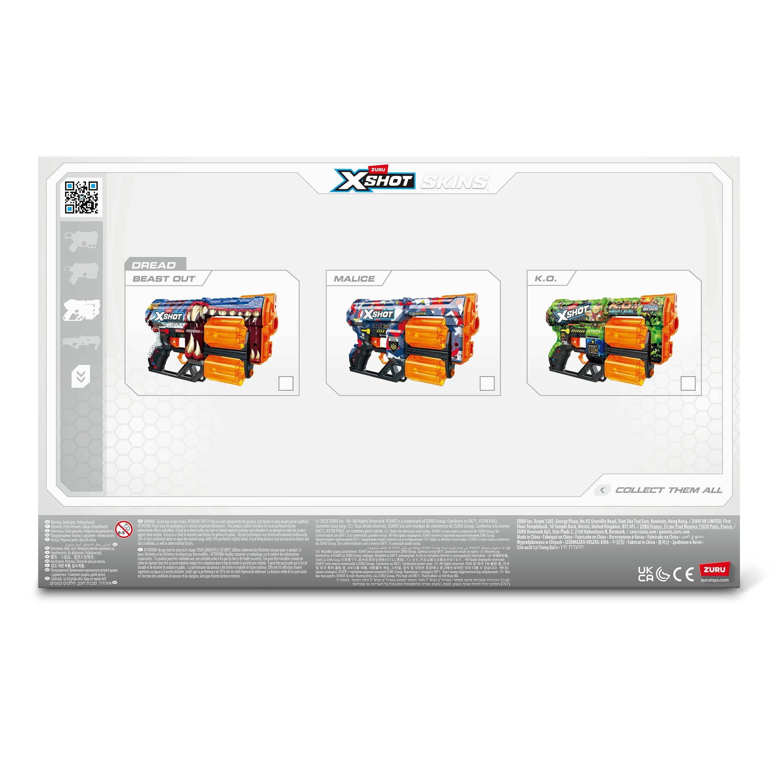 9 Zuru X-Shot Skins Dread Dart Blaster - Boom, 9 of 9