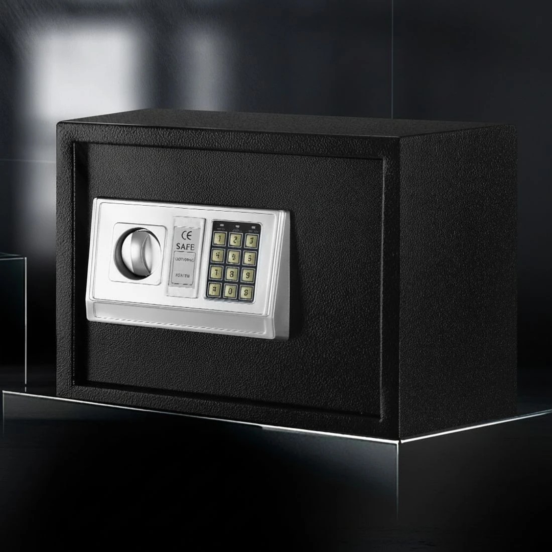 2 UL-TECH Security Safe Box 16L - Black, 2 of 7