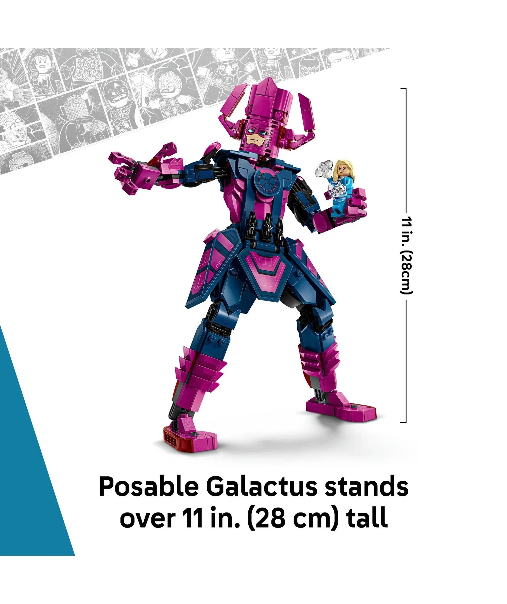 6 LEGO® Super Heroes Mavel Fantastic Four vs. Galactus Construction Figure 76316 - Multi, 6 of 10