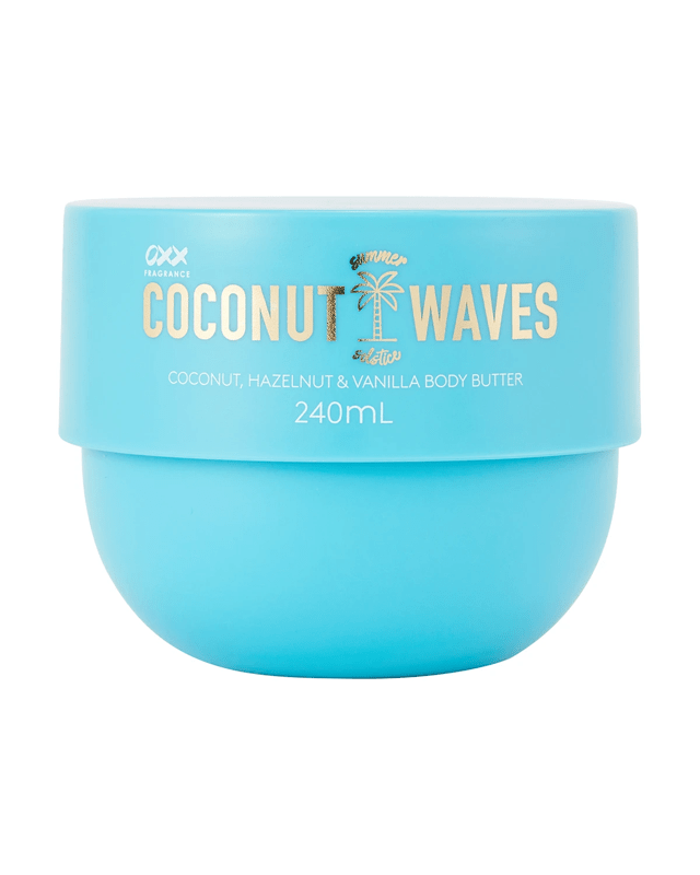 OXX Fragrance Coconut Waves Summer Solstice Body Butter 240ml - Coconut, Hazelnut and Van
