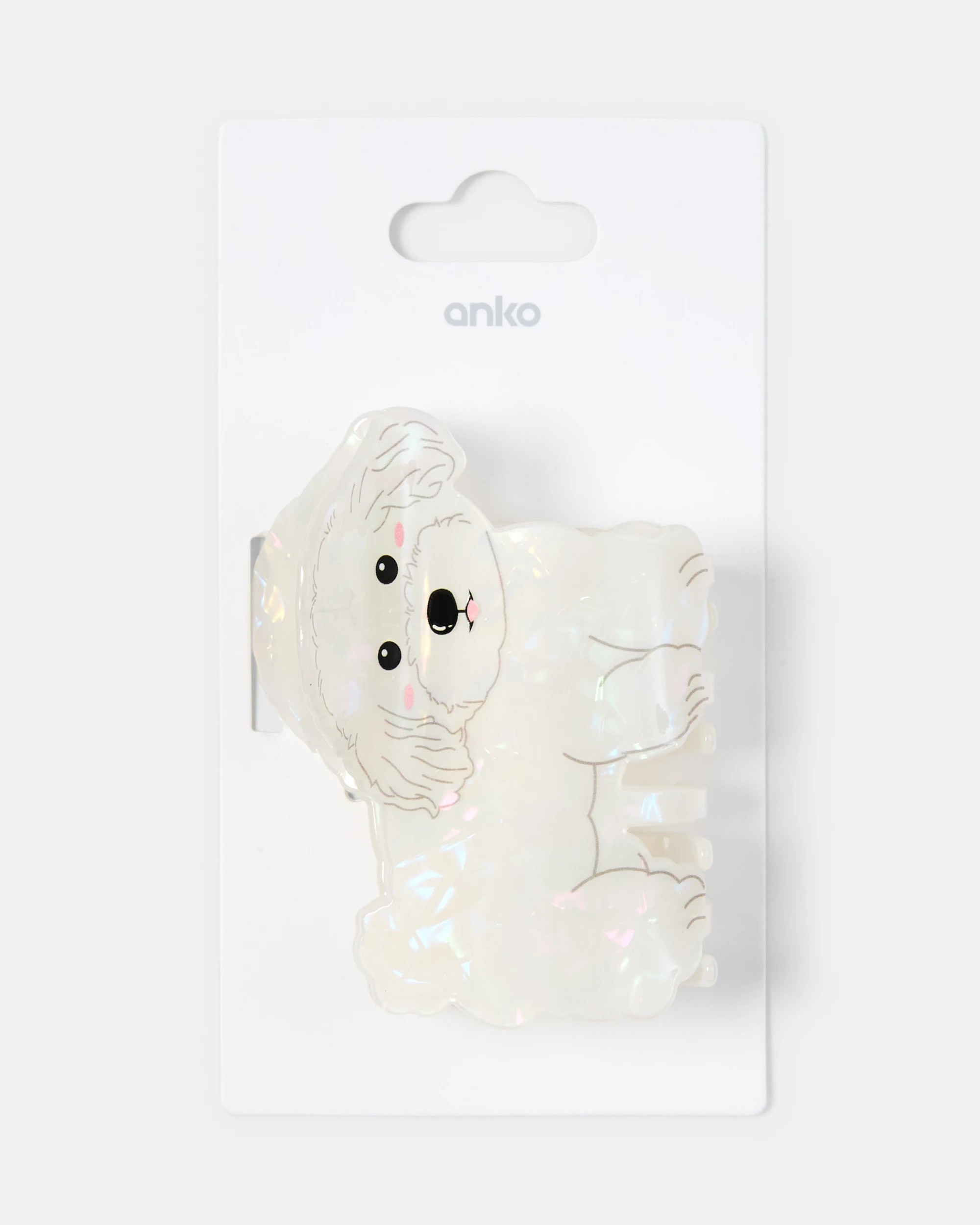 3 White Novelty Dog Claw Hair Clip, 3 of 3