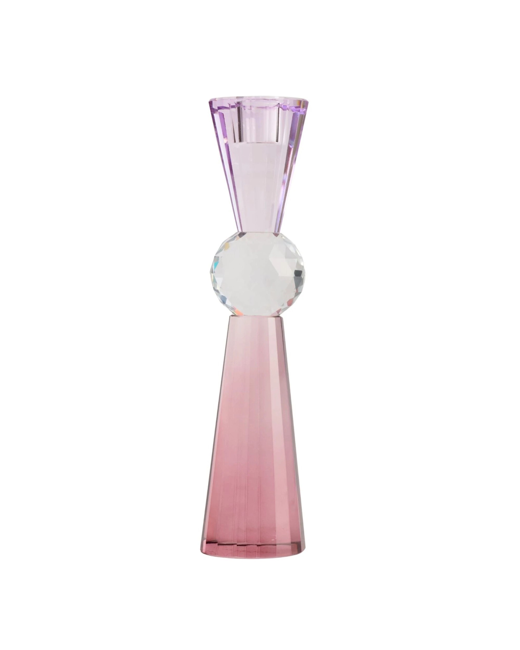 1 One Six Eight London Aubrey Candle Holder - 28cm - Blush - Pink, 1 of 3