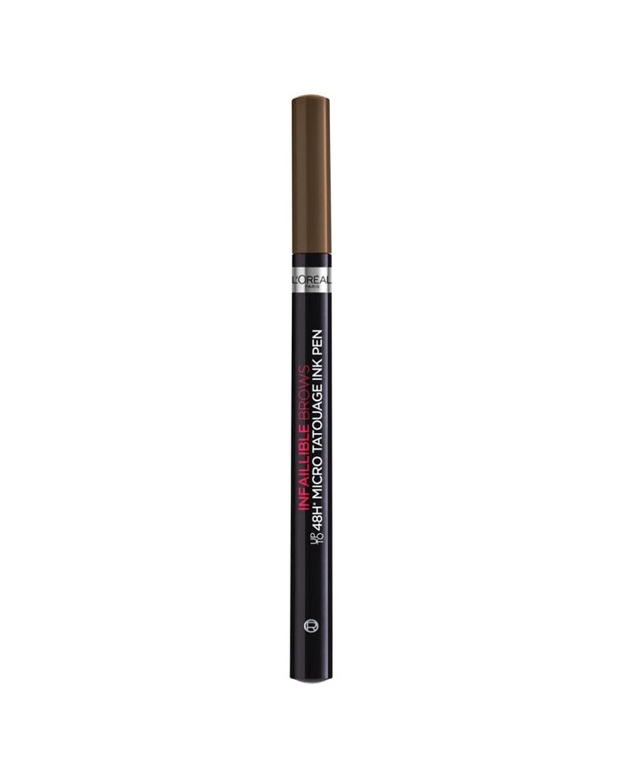1 L'Oreal Paris Infallible 48hr Micro Tatouage Eyebrow Ink Pen 3.0 Brunette - Brown, 1 of 1