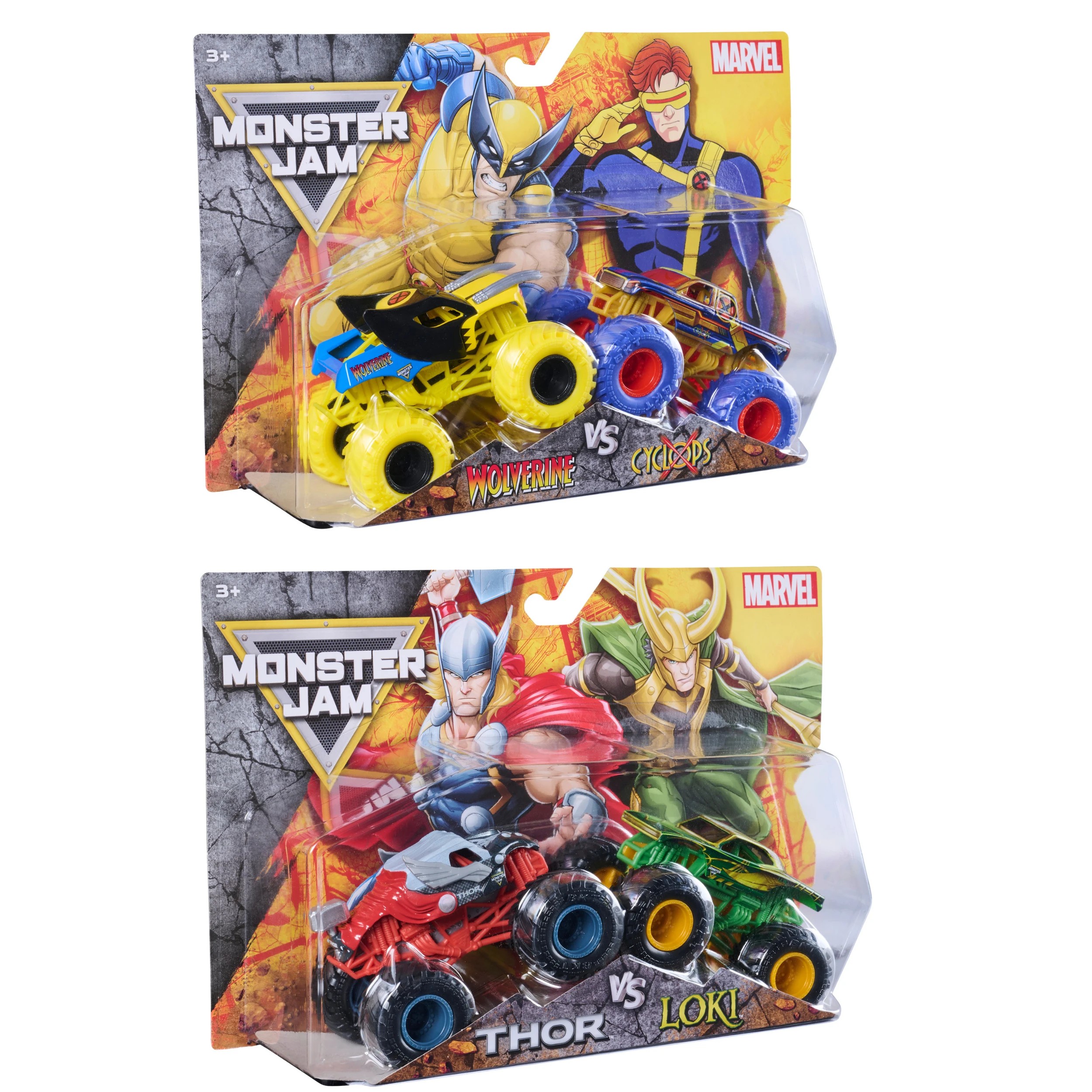 1 Monster Jam Marvel 1:64 Trucks 2 Pack - Assorted* - Multi, 1 of 7