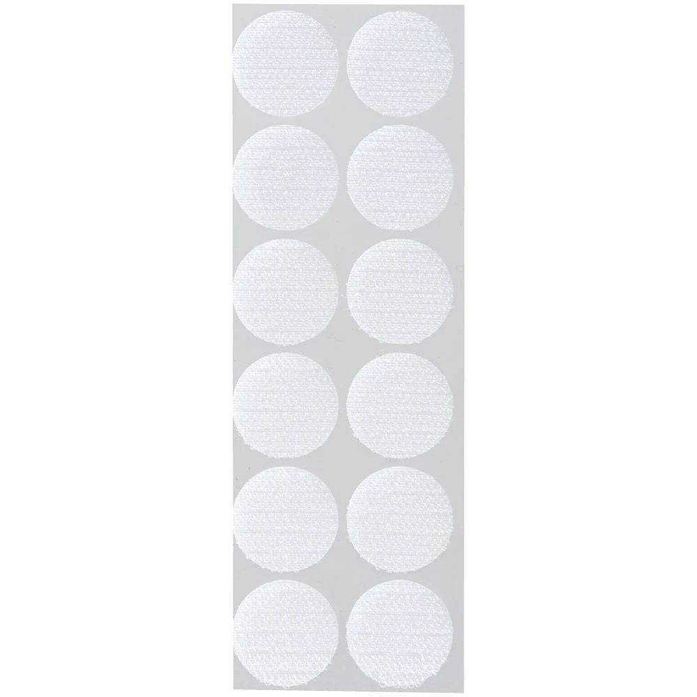 3 J.Burrows Hook & Loop Heavy Duty Adhesive Dots 22mm 12PK, 3 of 3