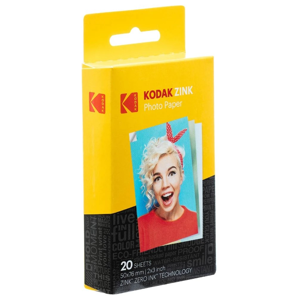 3 Kodak Zink Media Paper 2x3" 20 Pack, 3 of 3