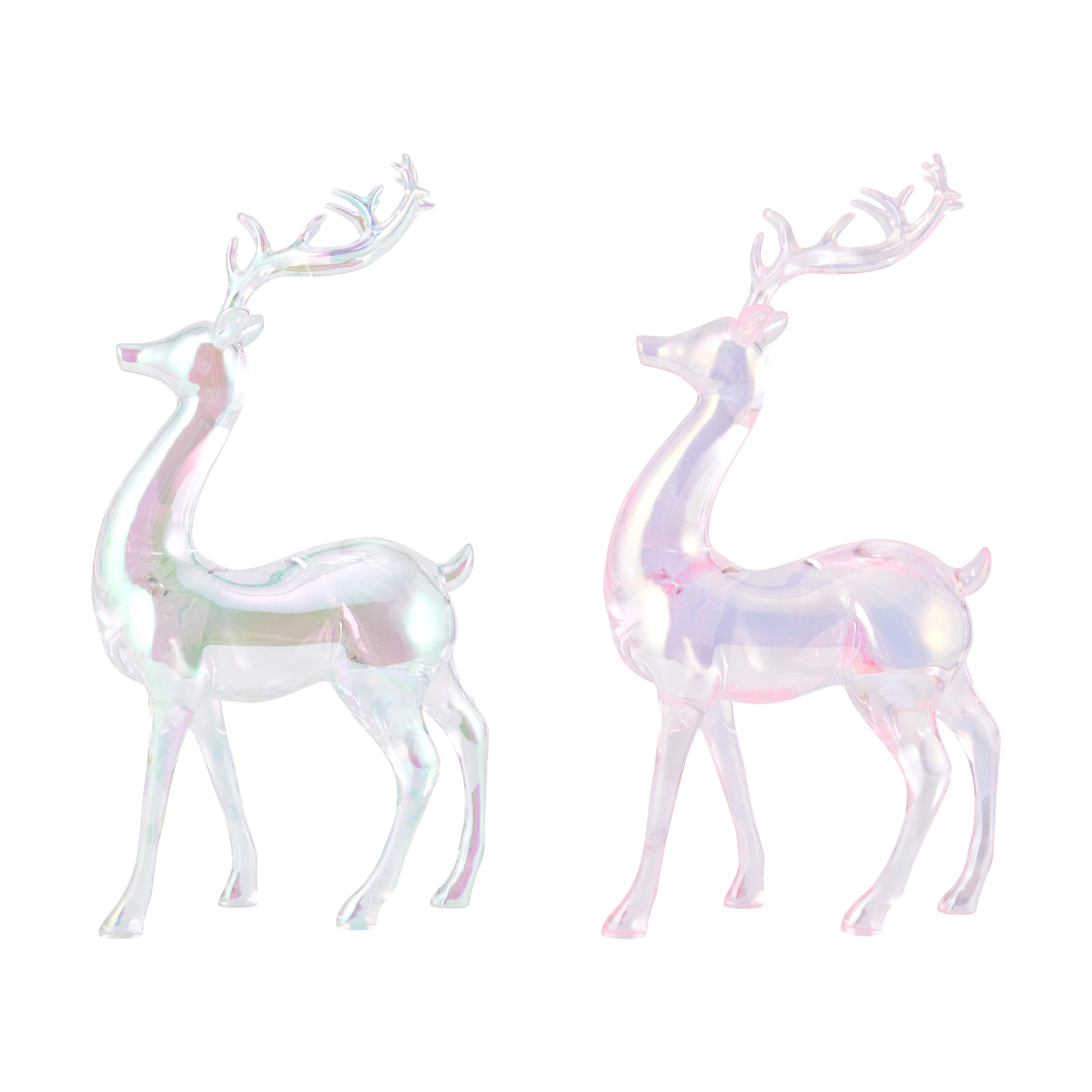 4 Iridescent Reindeer - Assorted, 4 of 5