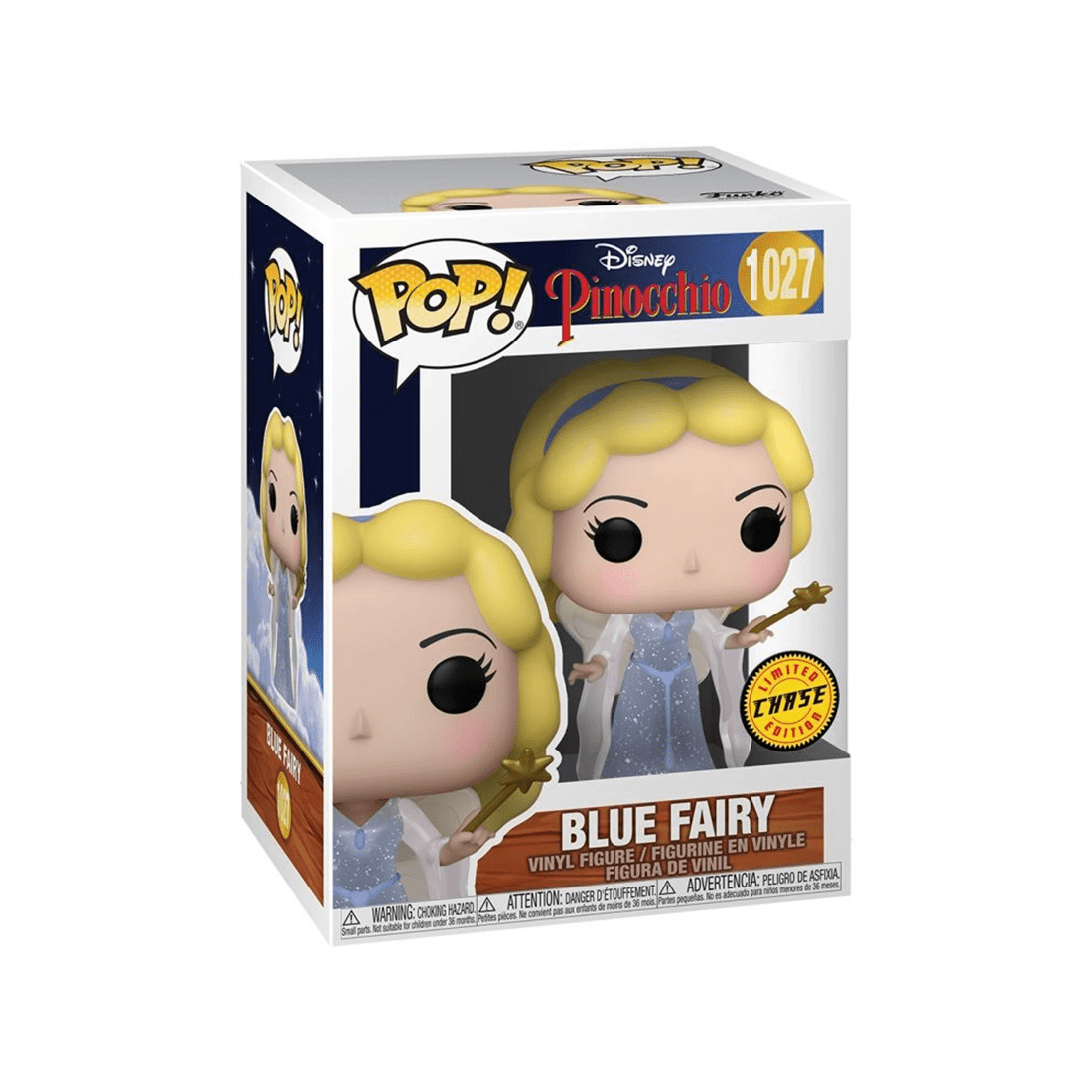 3 Pop Vinyl Figurine Pinocchio - 80th Anniversary Vinyl 10cm Collectible - Blue, 3 of 4