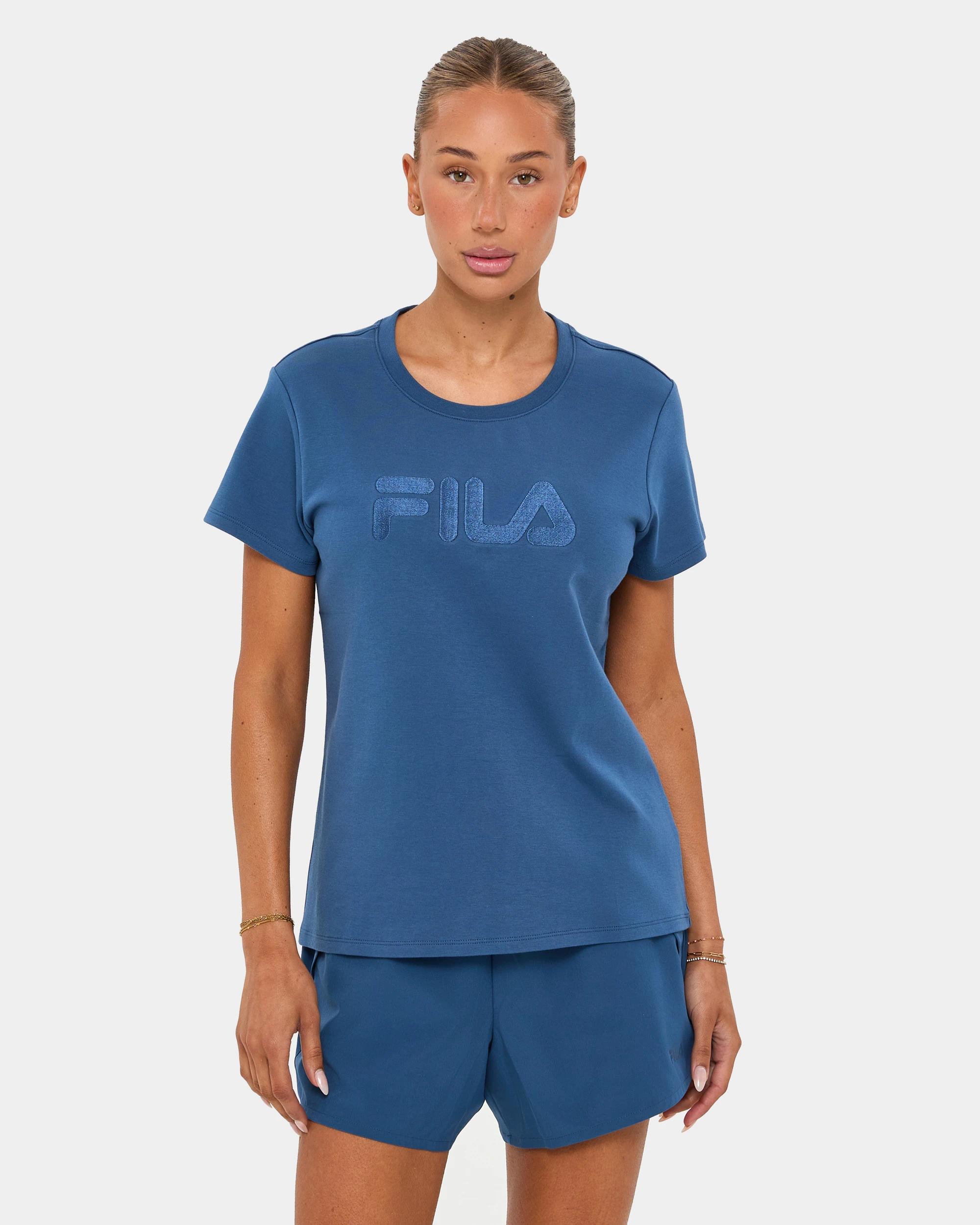 1 Fila Milly Cotton T-Shirt ENSIGN BLUE, 1 of 5