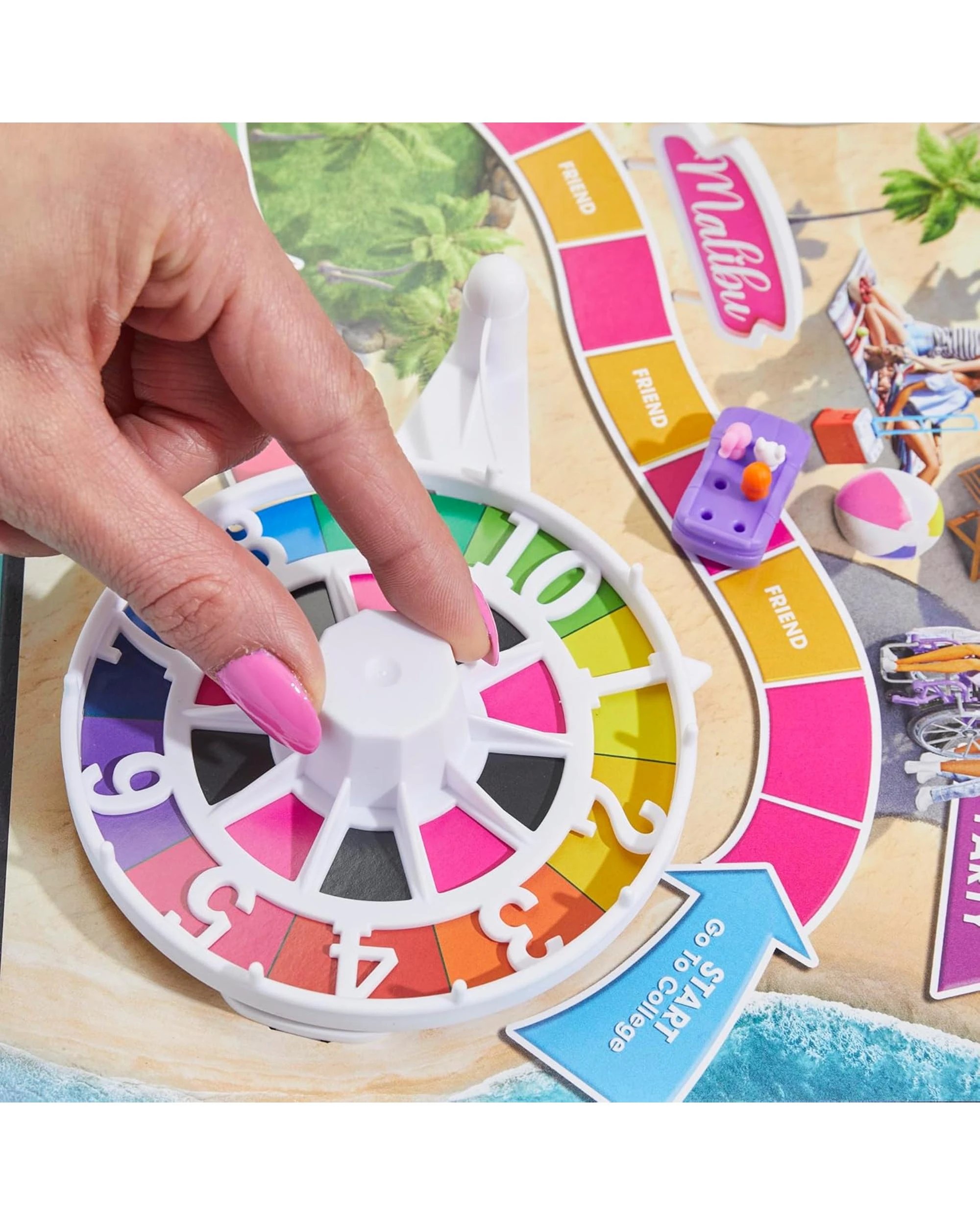 5 The Game of Life Barbie Edition Board Game, 5 of 10