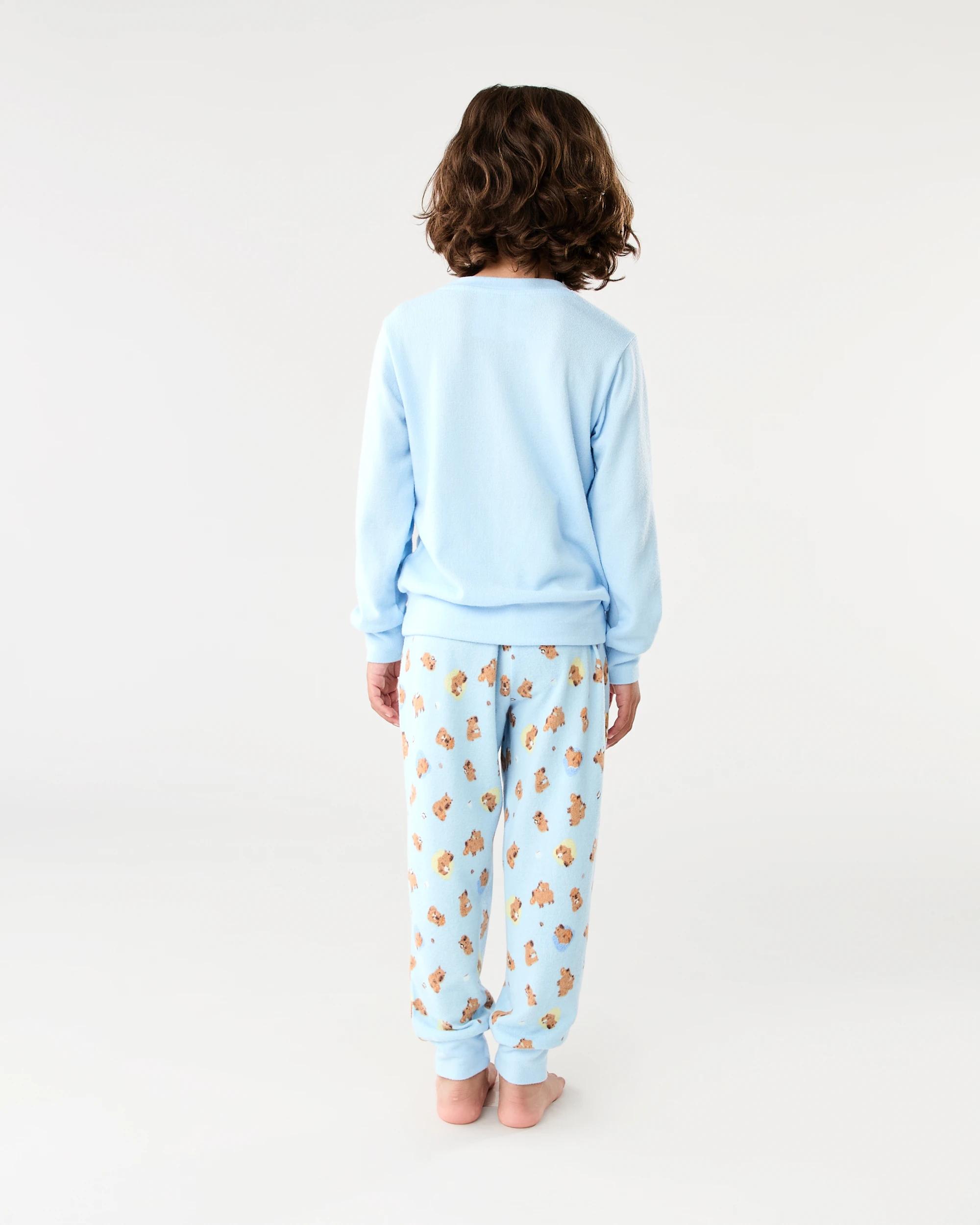 2 Hacci Family Matching Pyjama Set Blu Cappy, 2 of 8