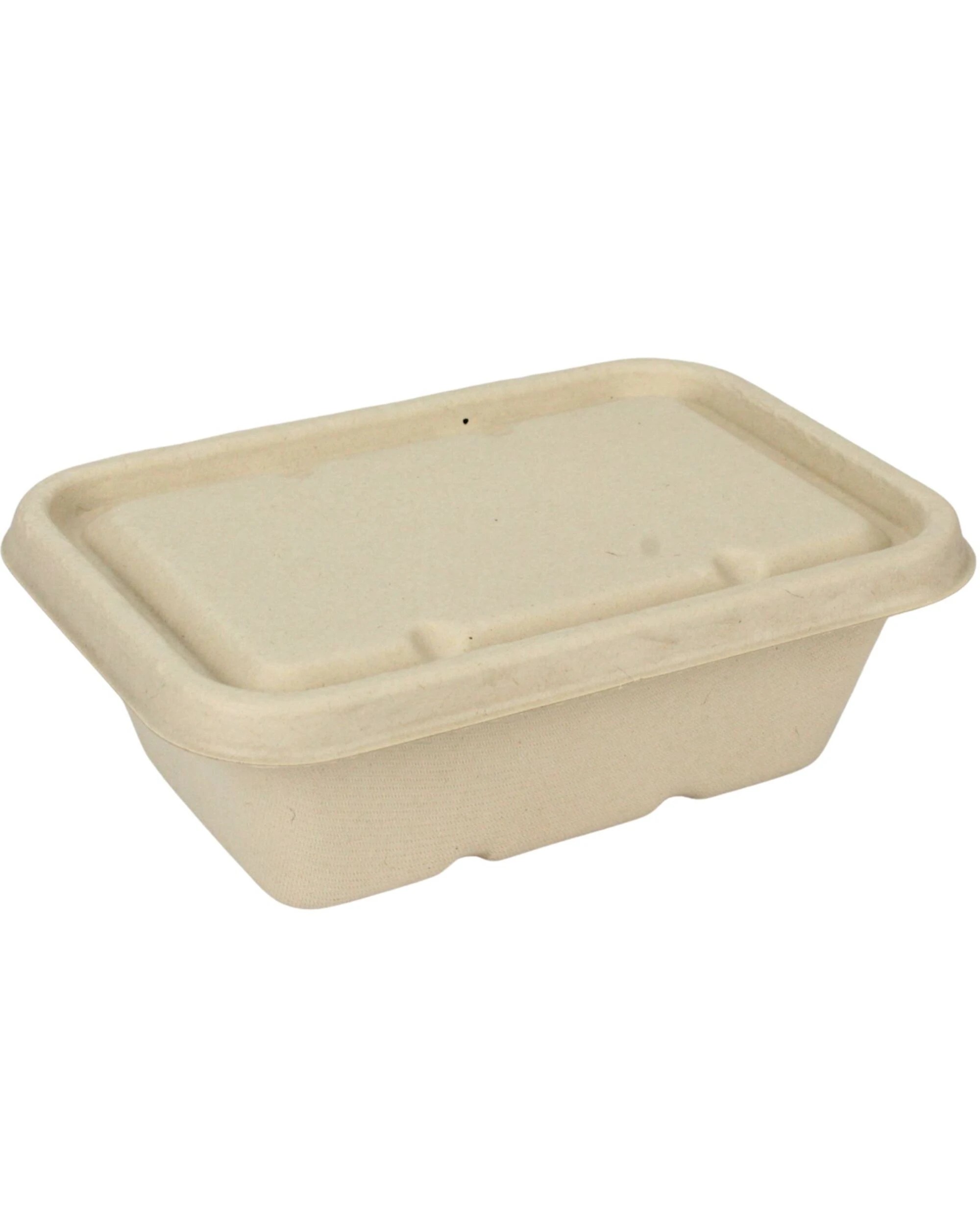2 Lemon & Lime Eco Sugar Cane Food Containers With Lids 750ml Value Pack of 20 - Natural, 2 of 4