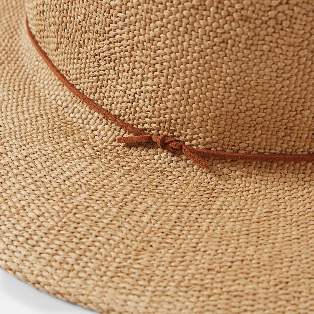 2 Paper Fedora Hat Tan, 2 of 4