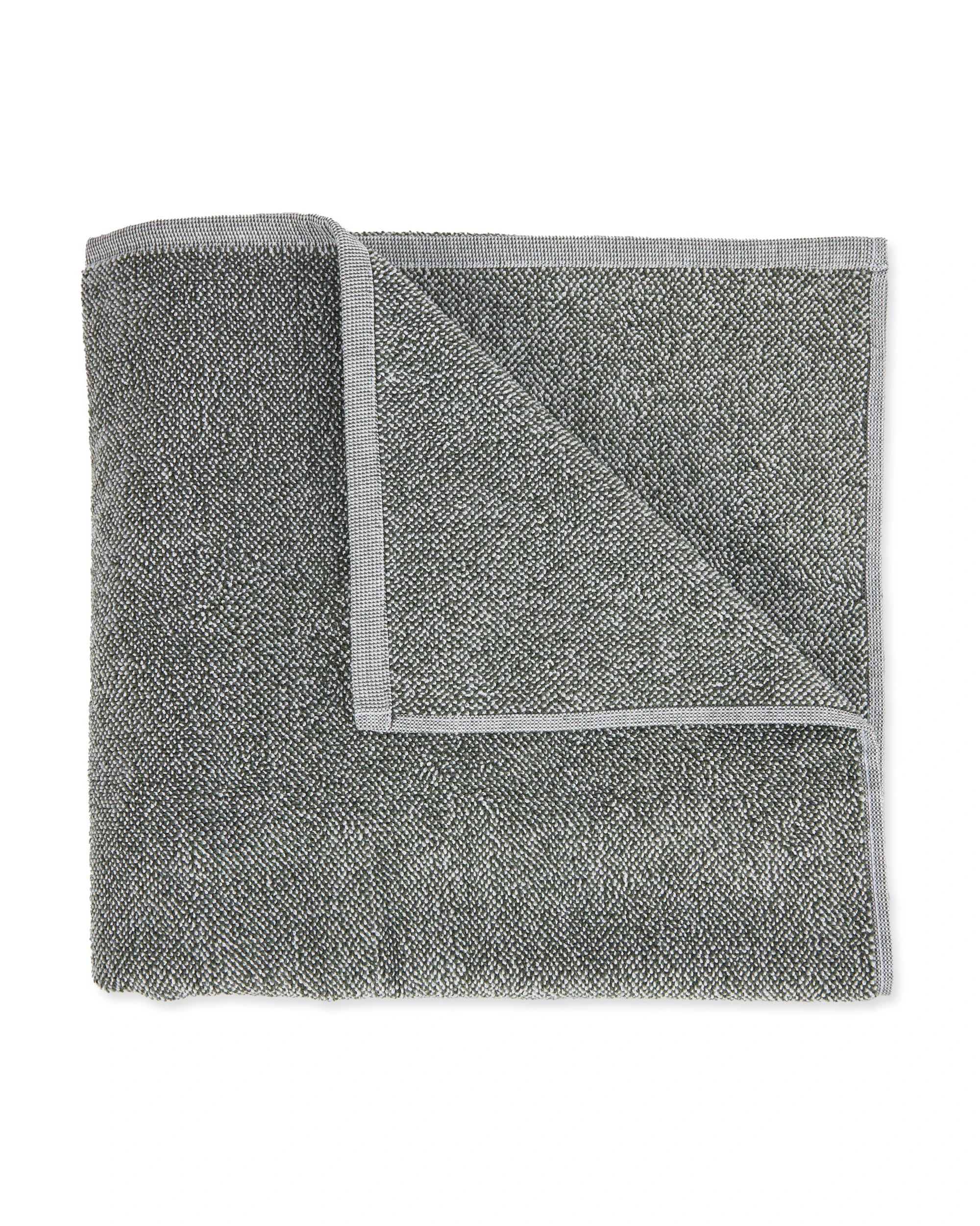 1 Cotton Bamboo Bath Towel - Green, 1 of 5