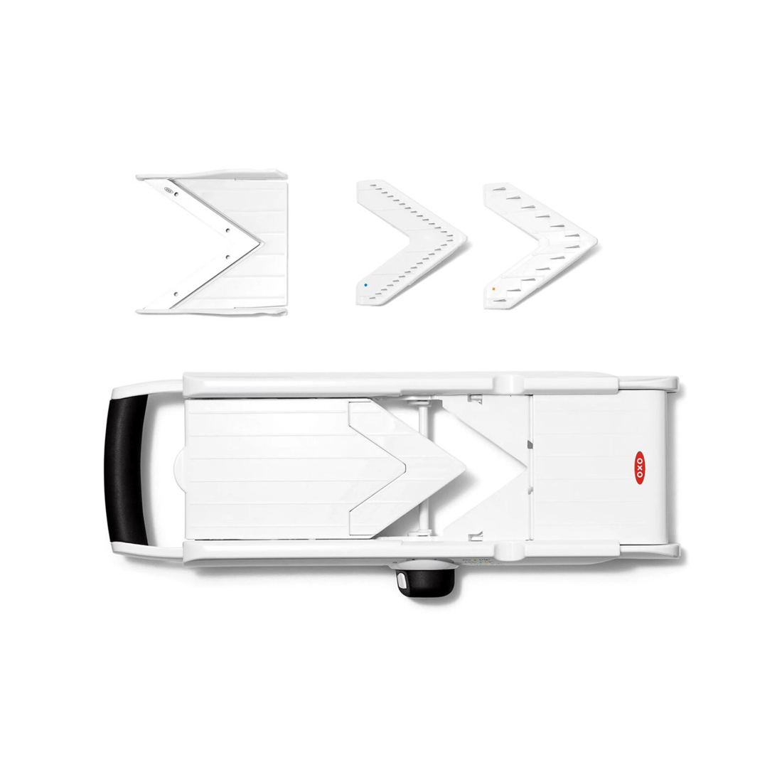 8 OXO Good Grips V-Blade Mandoline Slicer – Adjustable Stainless Steel Blade Vegetable Fruit Cutter with Grip, 8 of 10