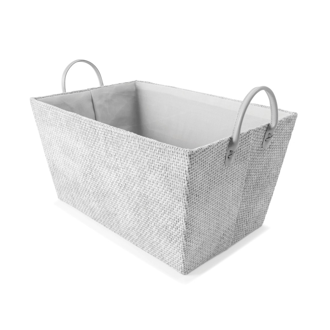 2 Tapered Textured Basket - Grey, 2 of 8