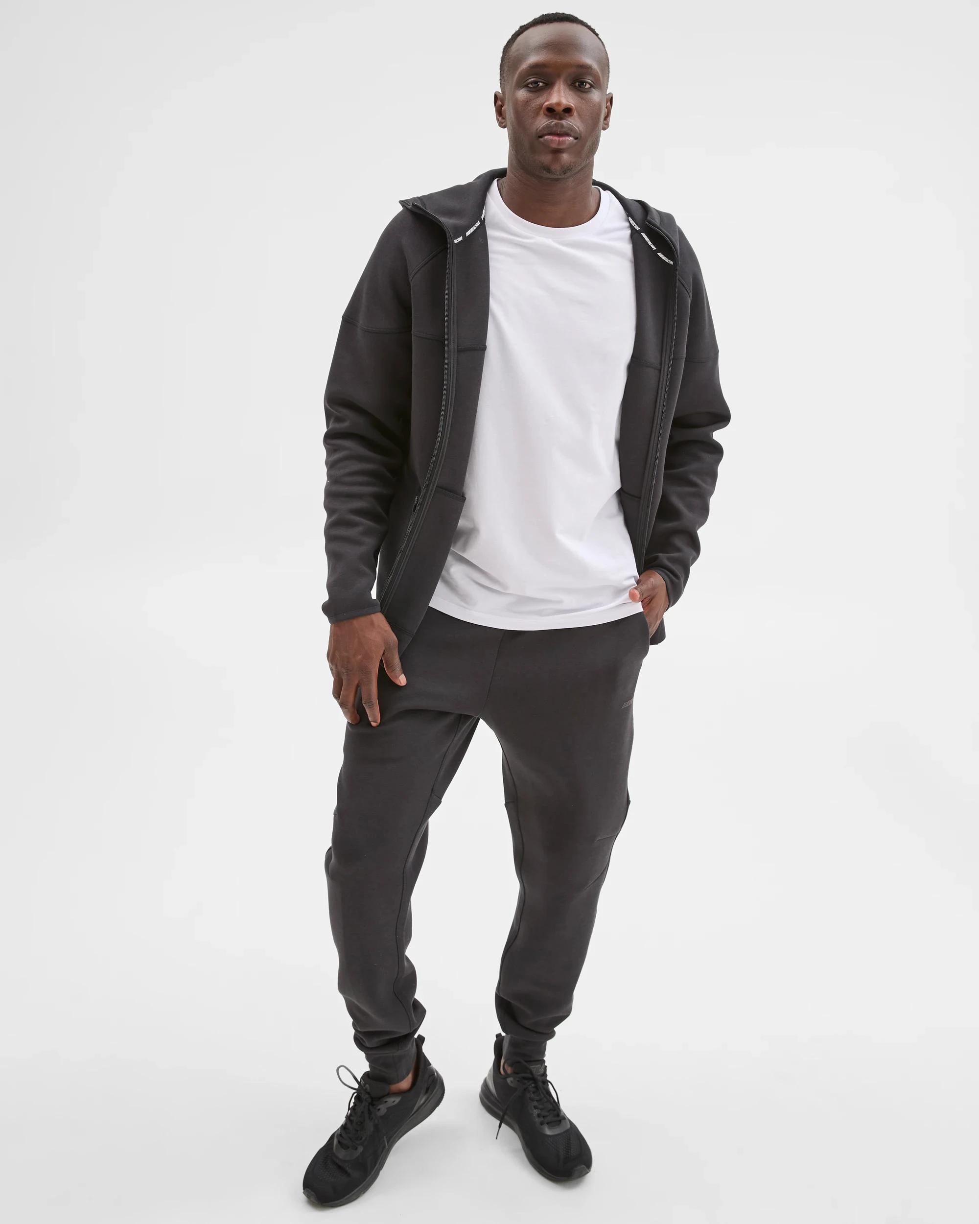 3 Target Active Active Australian Cotton Blend Tech Pullover Hoodie BLACK, 3 of 8