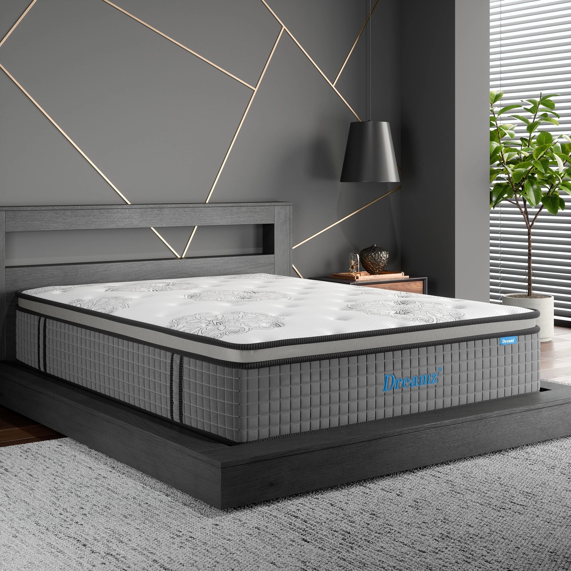 8 DreamZ Medium Firm Spring Mattress - Double, 8 of 10