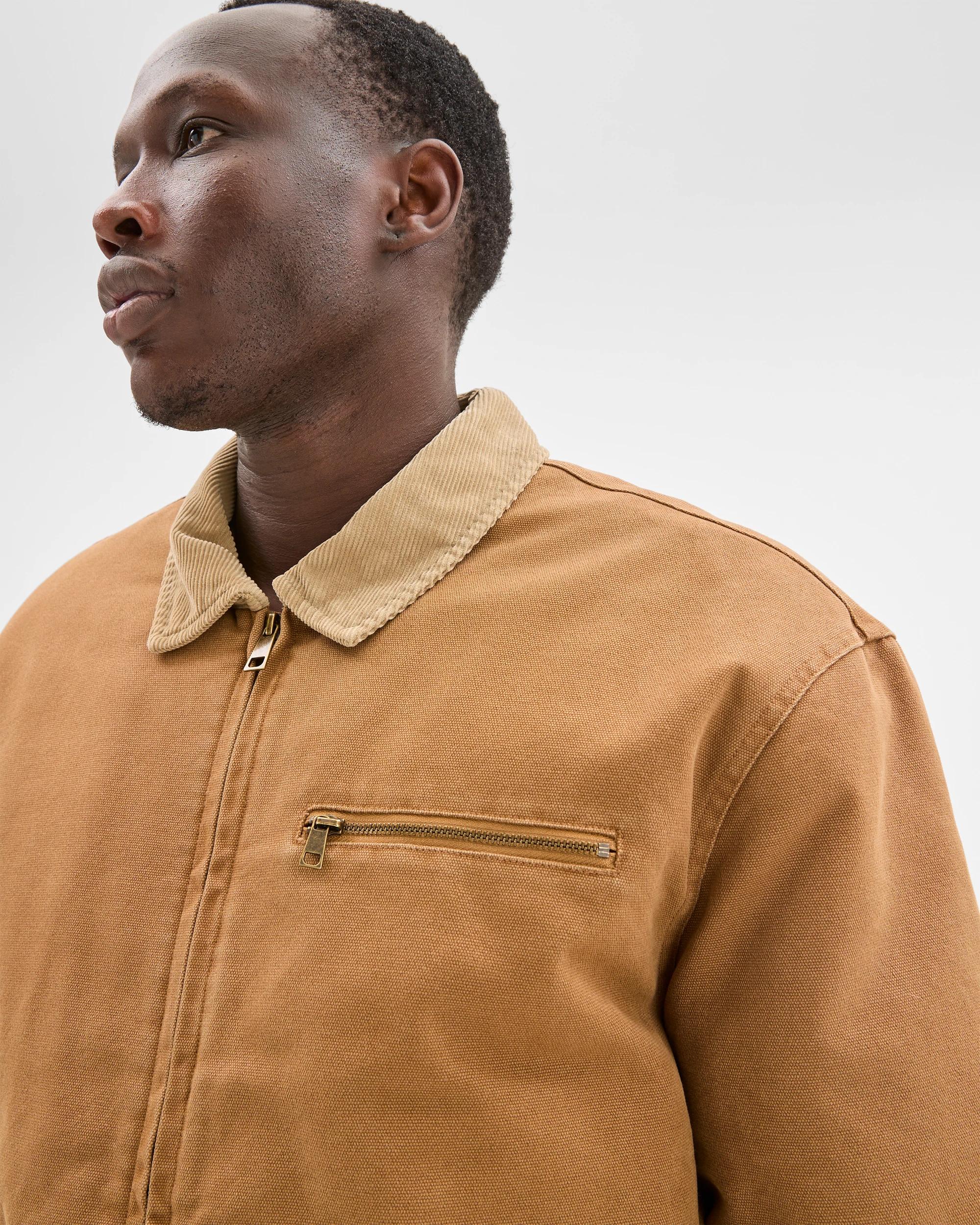 5 Commons Australian Cotton Heavyweight Washed Worker Jacket DUCK CANVAS, 5 of 6