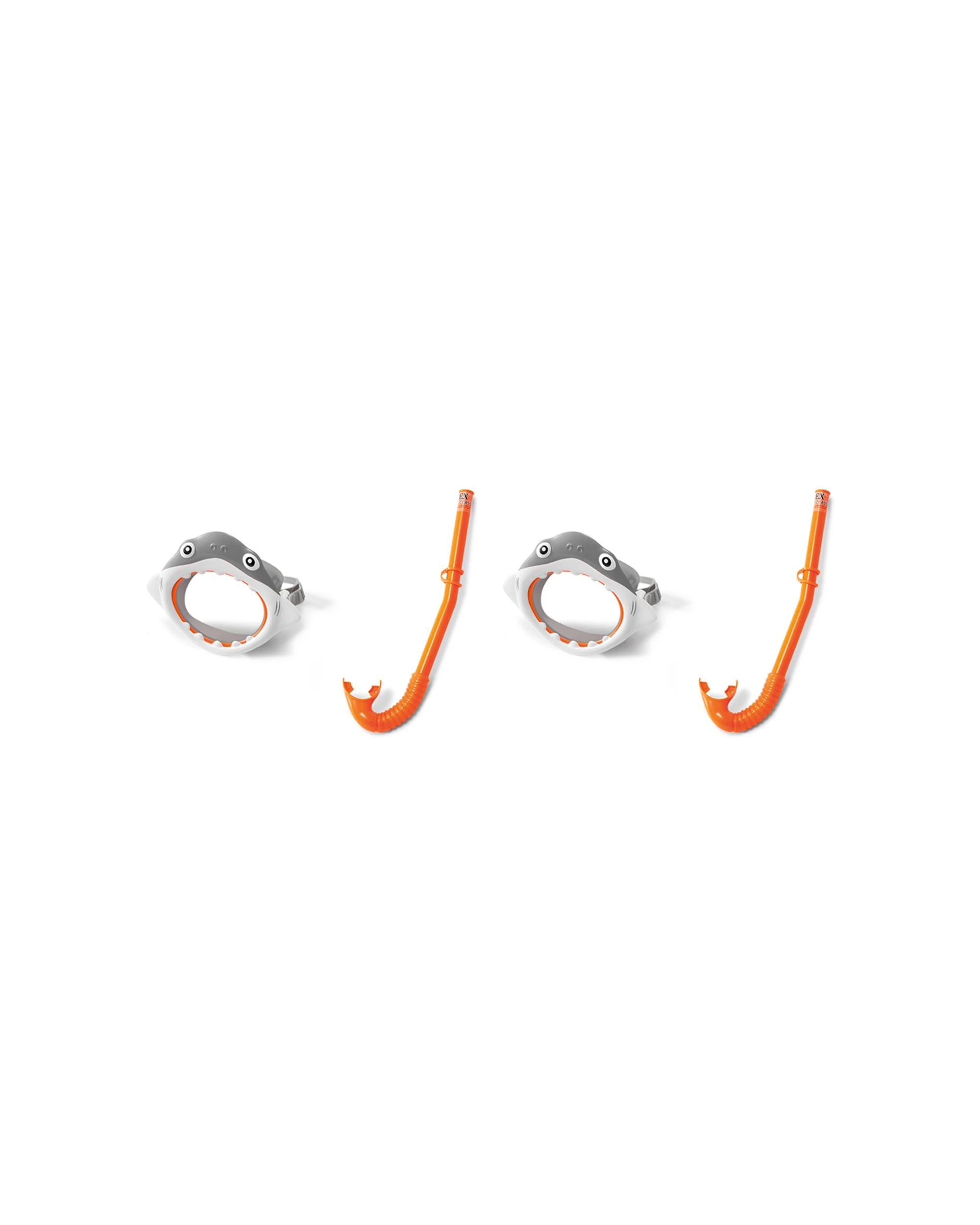 1 Intex 2PK Aqua Flow Play Shark Fun Set - Orange, 1 of 2