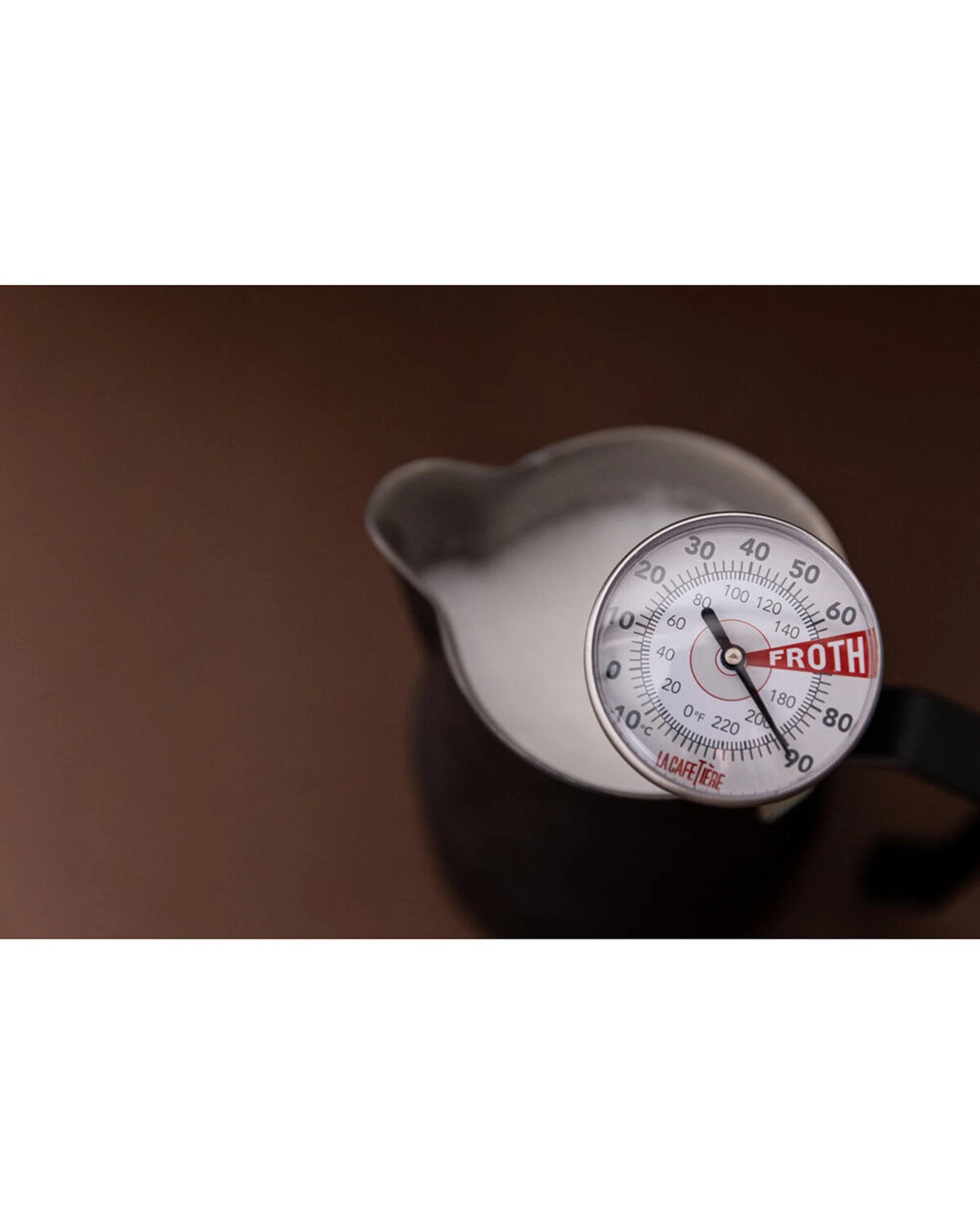 3 La Cafetiere 2x 14cm Stainless Steel Milk Frothing Thermometer - Silver, 3 of 6