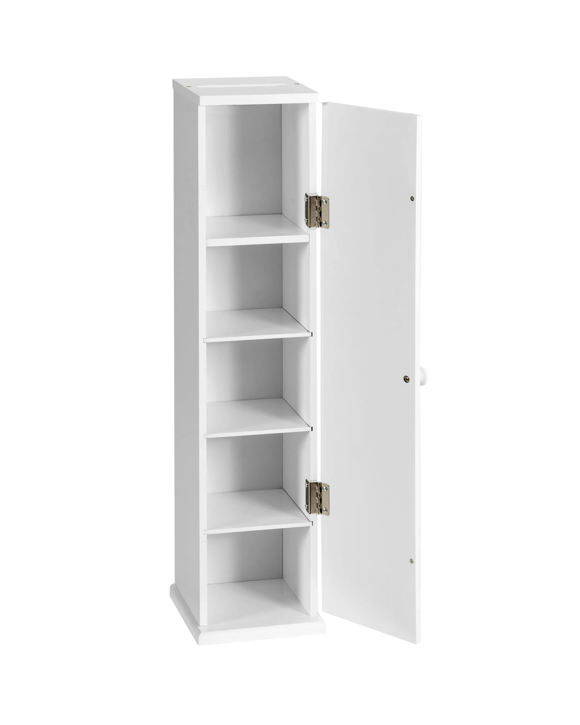 Costway 5-Tier Bathroom Storage Cabinet Toilet Paper Holder Stand