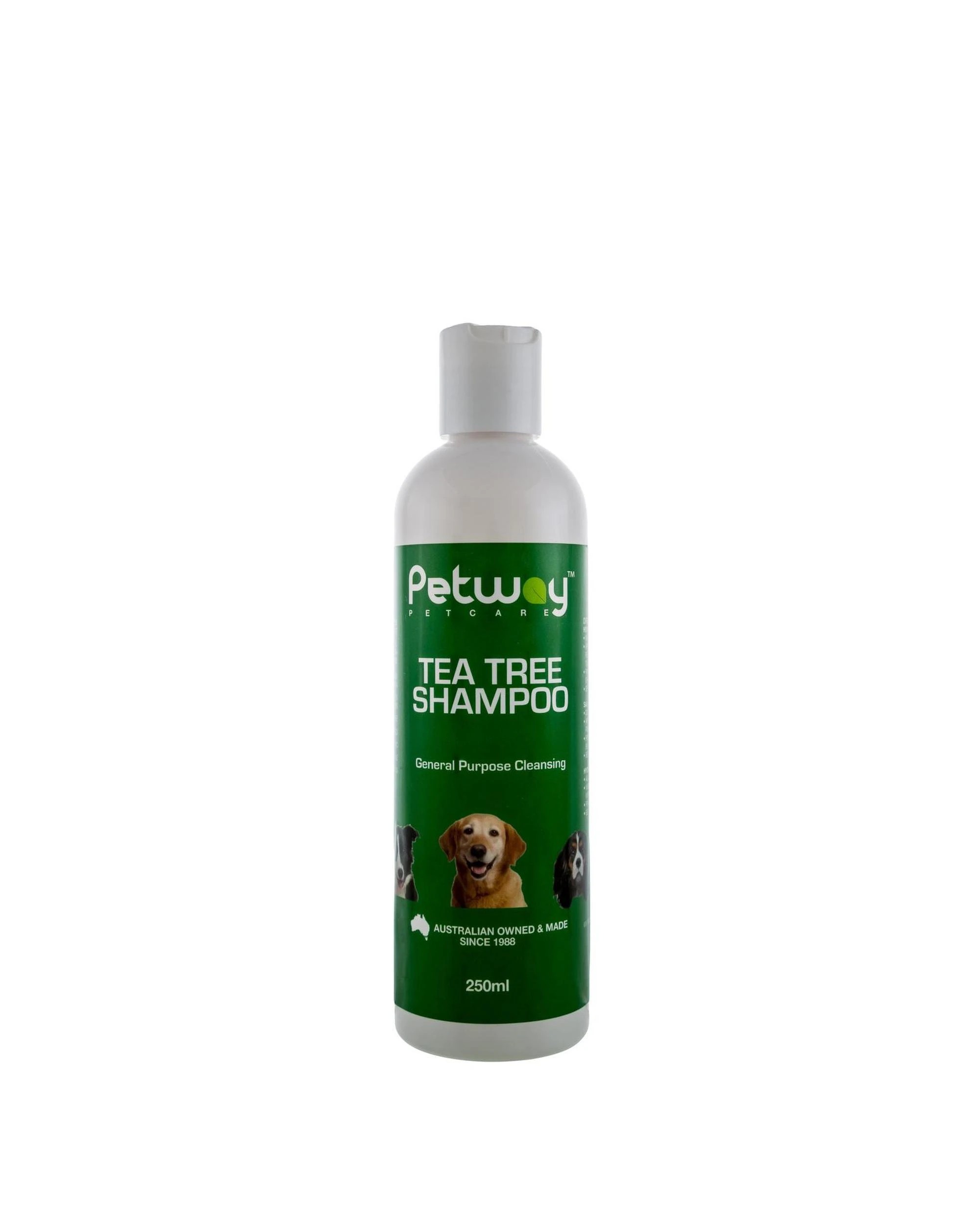 1 Petway Petcare Tea Tree General Purpose Cleansing Shampoo for Dogs 250ml, 1 of 1