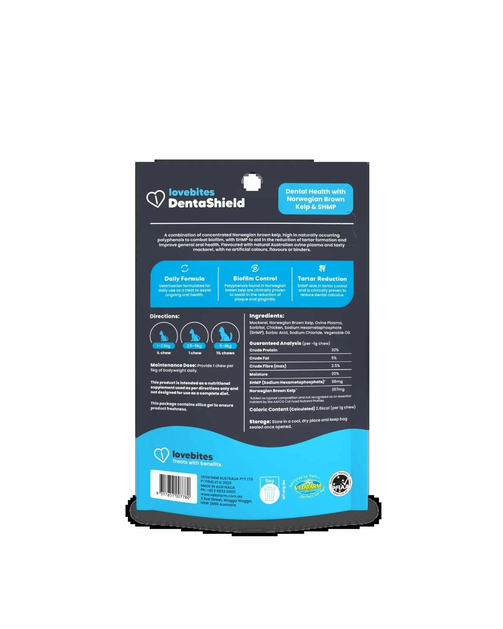 2 Vetafarm Lovebites Cat Dentashield Chews 60pk, 2 of 2