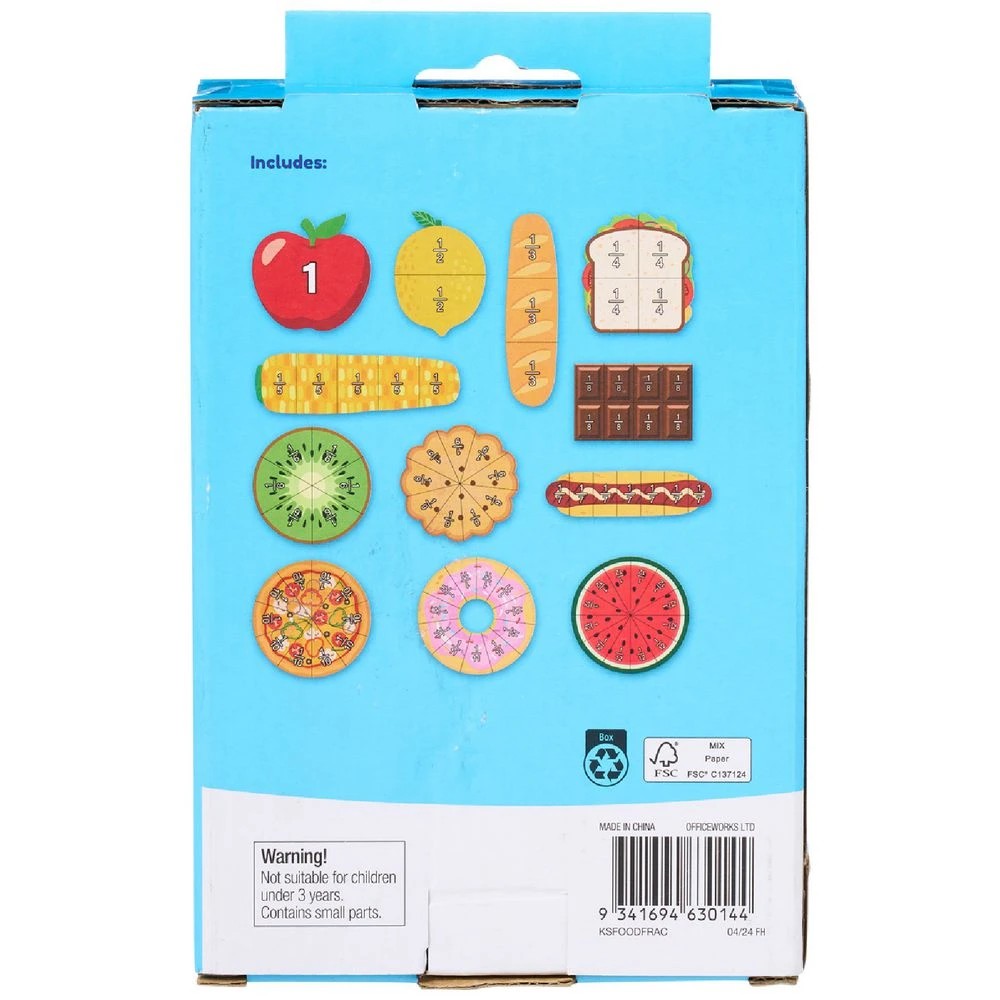 3 Kadink Magnetic Food Fractions Set, 3 of 3