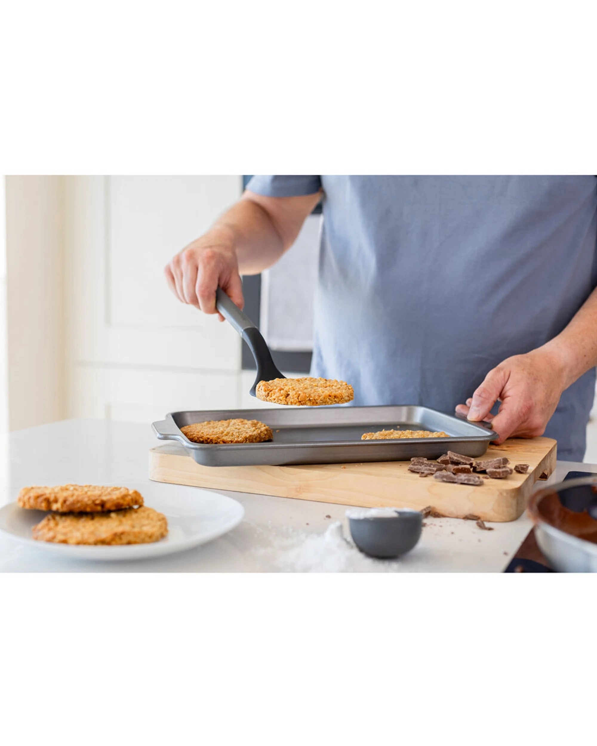 6 KitchenAid Classic Solid Nylon Turner 2PK Heat Resistant Ergonomic Handle - Charcoal, 6 of 6