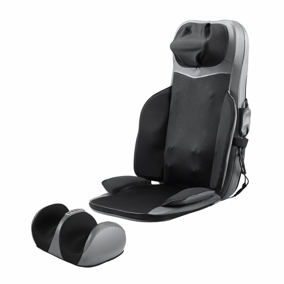 1 HOMASA Full Body Massage Cushion Chair Shiatsu Back Neck Massaging Pad Seat Heat Vibration Rolling Kneading, 1 of 3