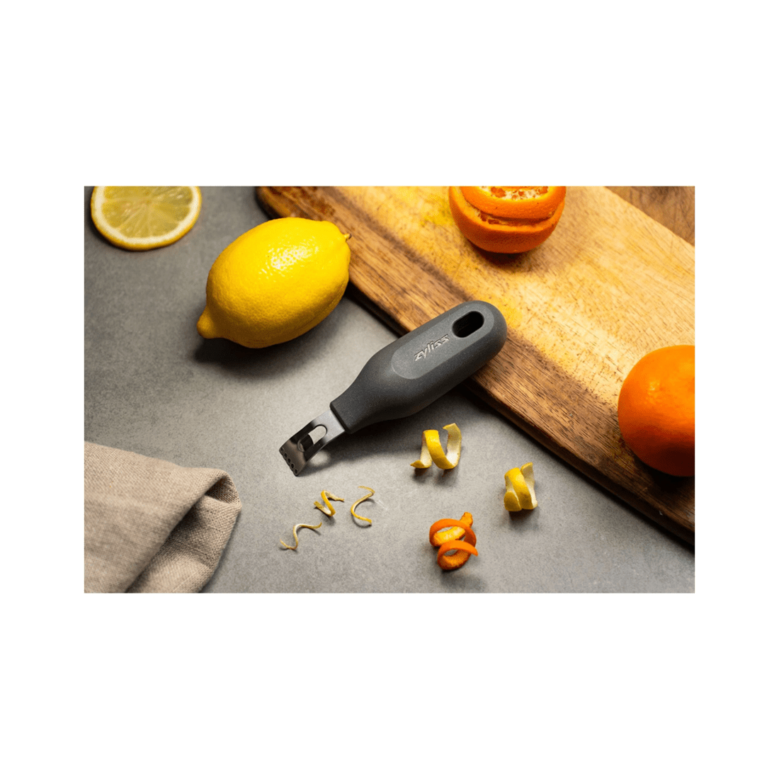 6 Zyliss 2-in-1 Citrus Zester And Grater Stainless Steel Easy Grip For Zesting
 - Black, 6 of 7