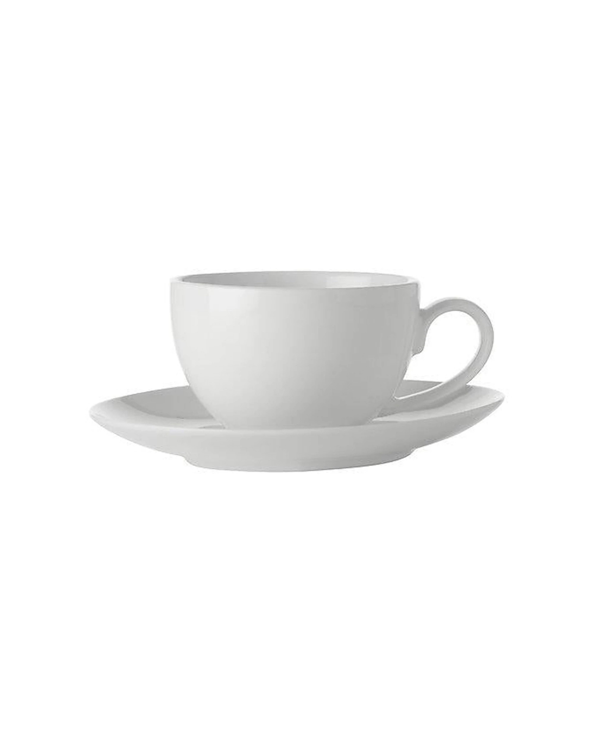 3 Maxwell & Williams Basics Coupe Demi Cup And Saucer Set 90ml Tea Coffee
 - White, 3 of 3