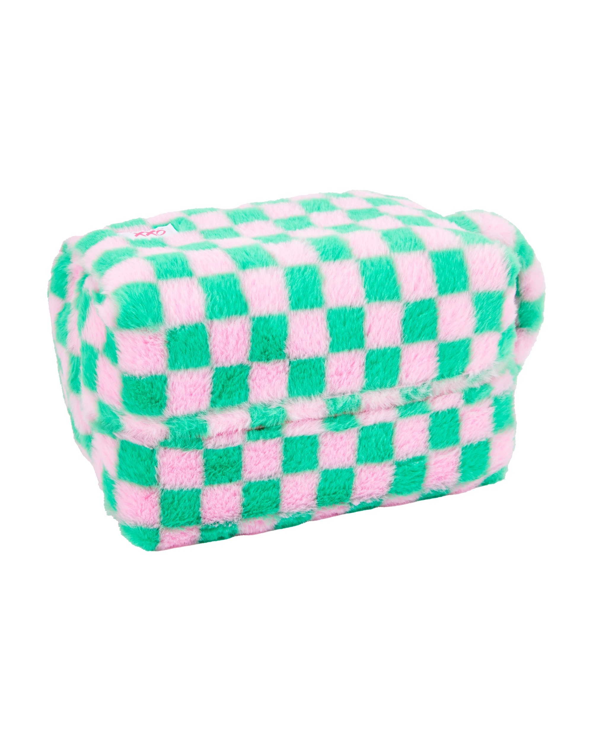 3 OXX Cosmetics Makeup Bag - Green and Pink, 3 of 4