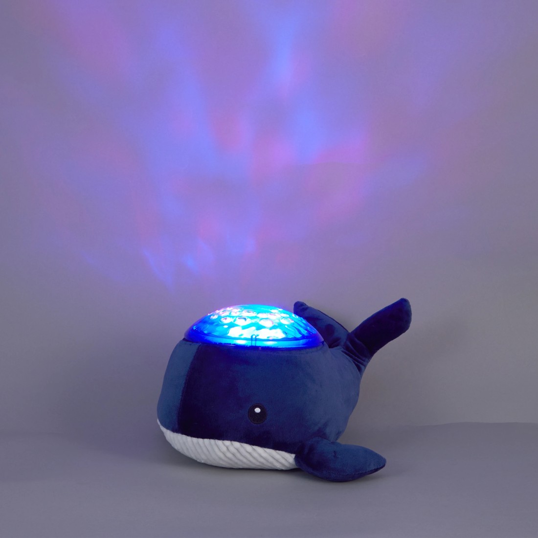 1 Plush Soothing Projector Whale, 1 of 6