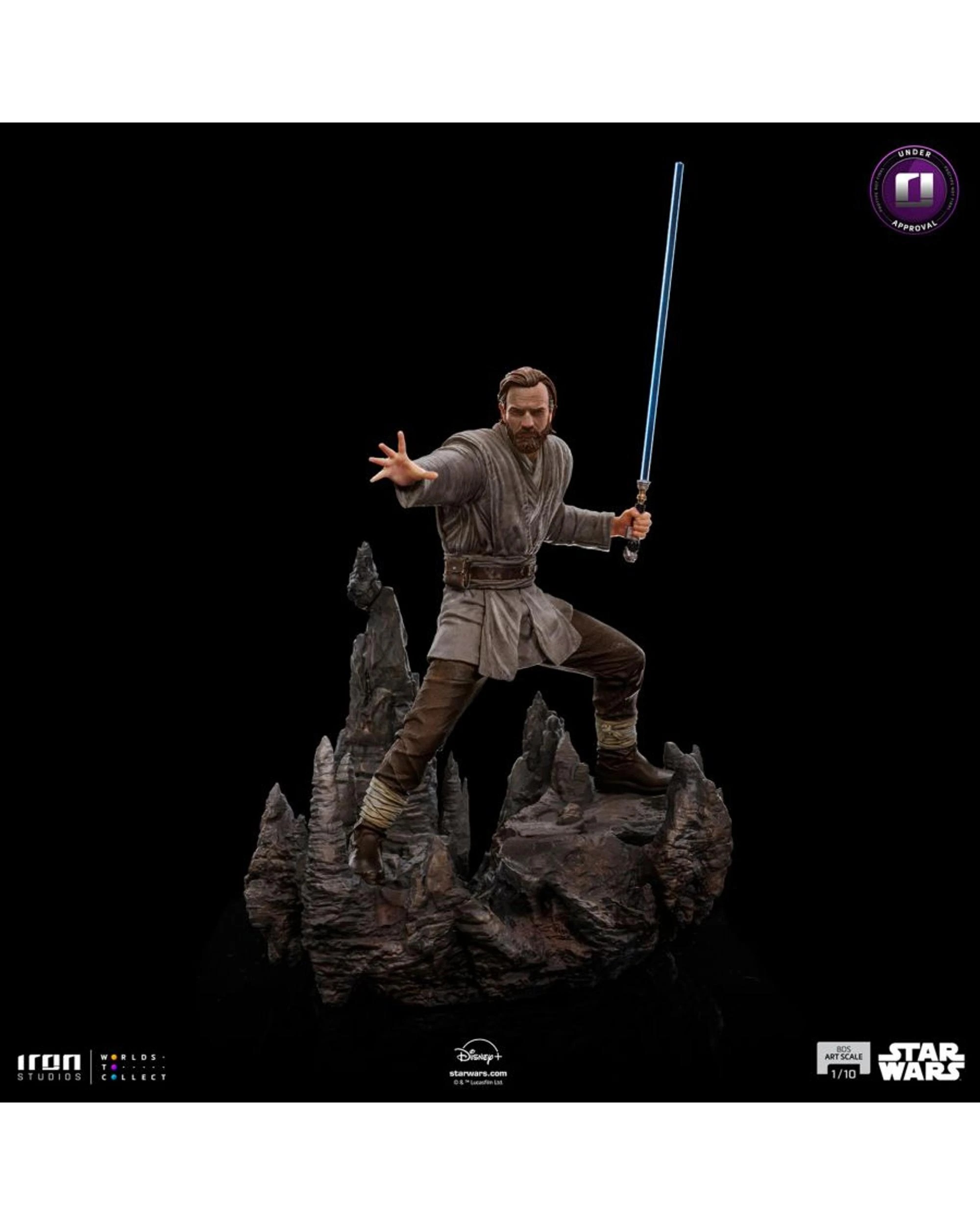 3 Iron Studios Star Wars Obi-Wan Obi-Wan Kenobi 1:10 Scale Statue, 3 of 10