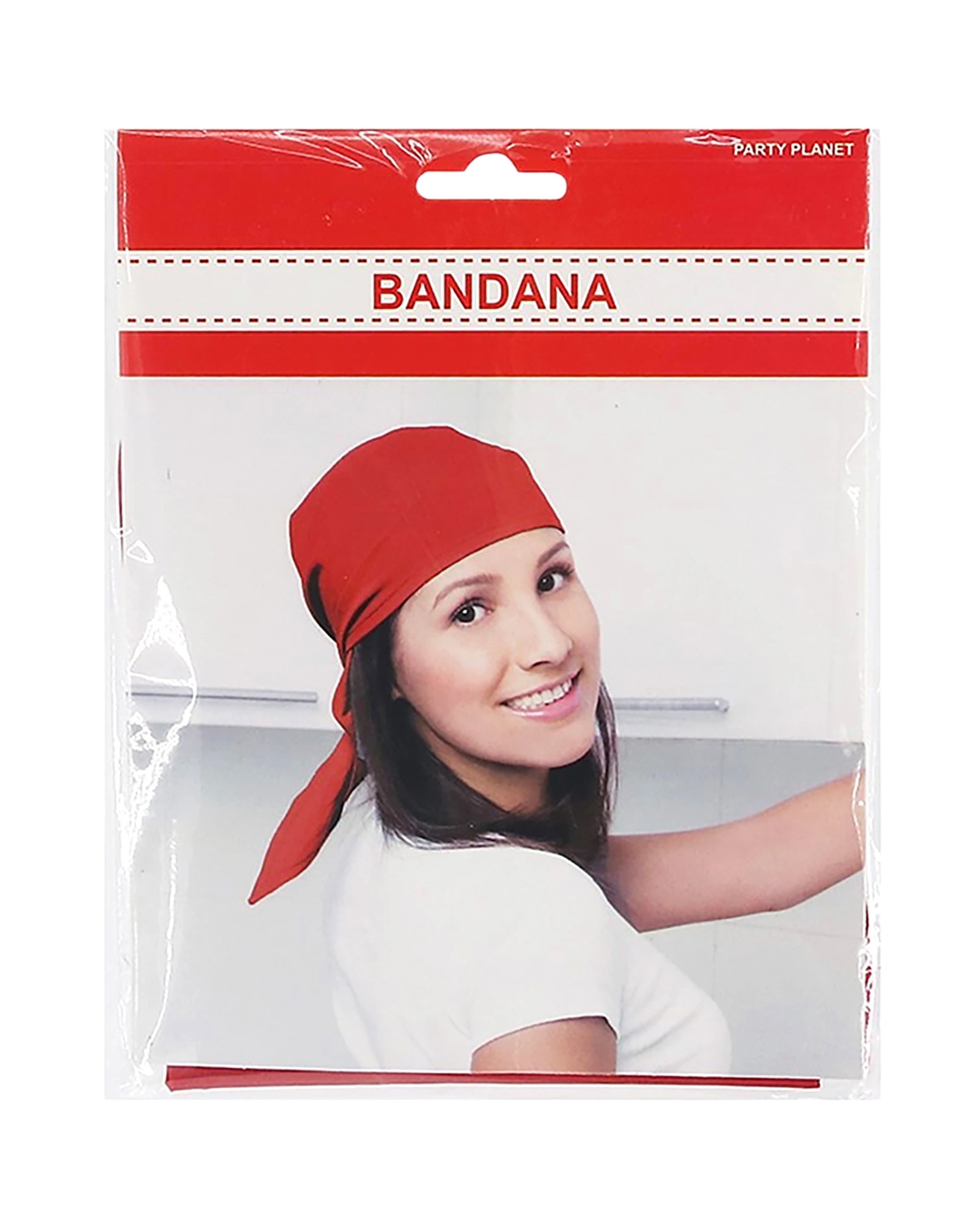 2 Oceana Satin Bandana - Red, 2 of 3