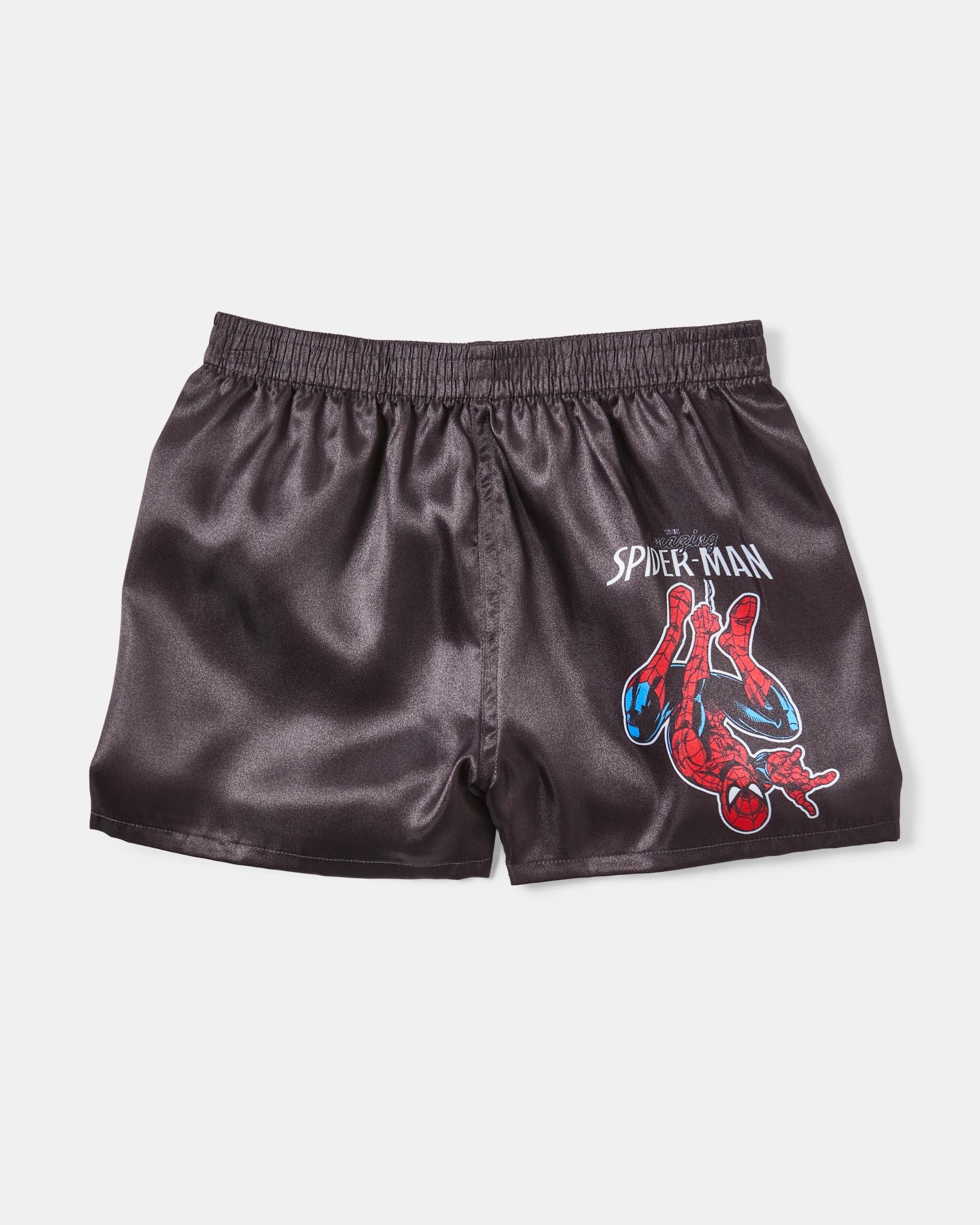 3 2 Pack Spider-Man License Satin Boxers Spiderman, 3 of 4