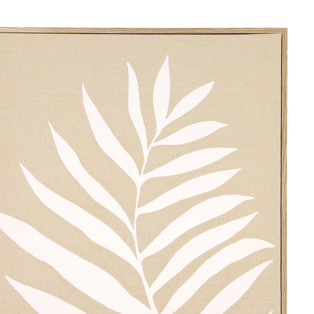 2 Texture Palm Linen Framed Canvas - 90cm x 60cm, 2 of 5