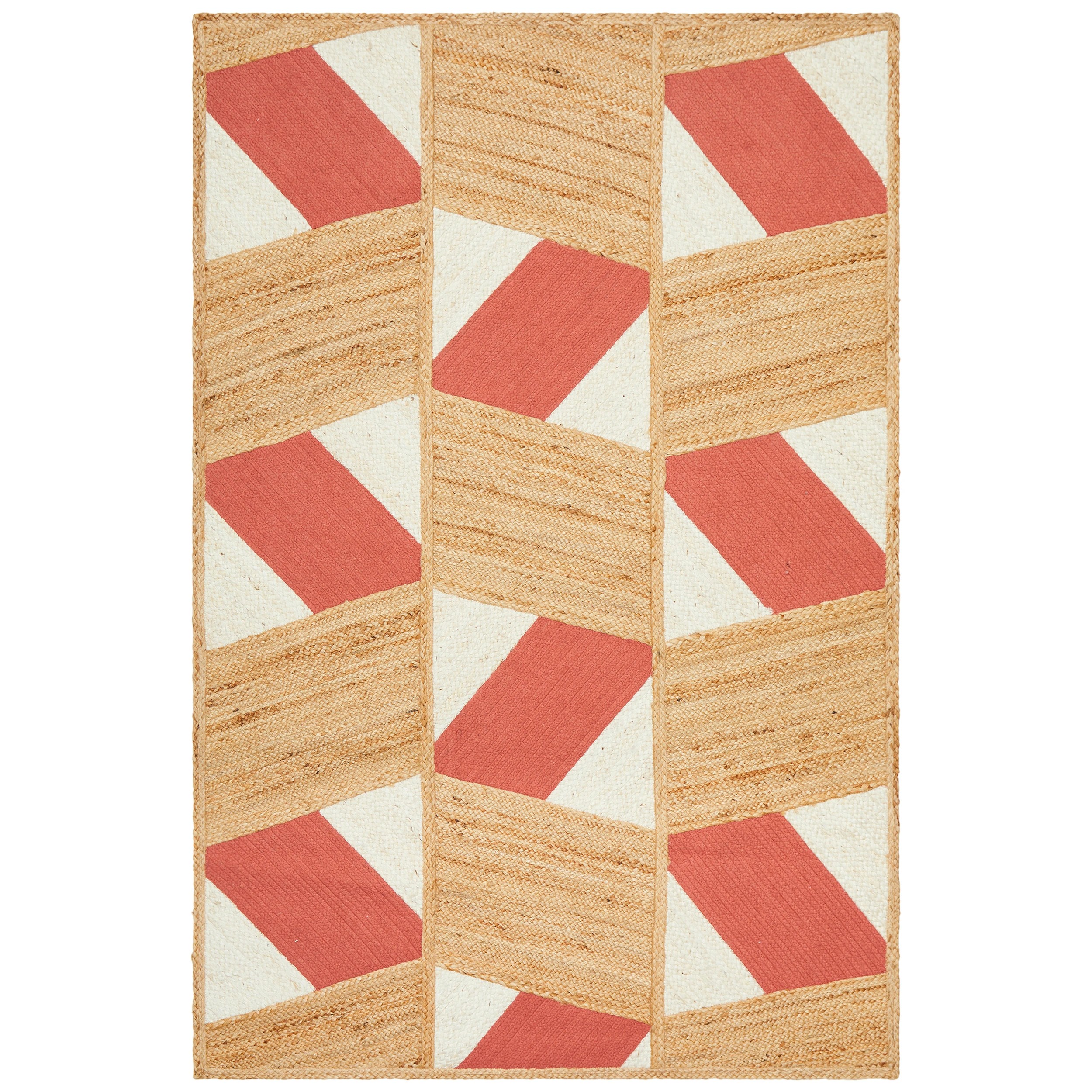 2 Common Ground Rugs Promenade 111 400x300cm - Extra Extra Large Hand Loomed Rug - Orange, 2 of 6