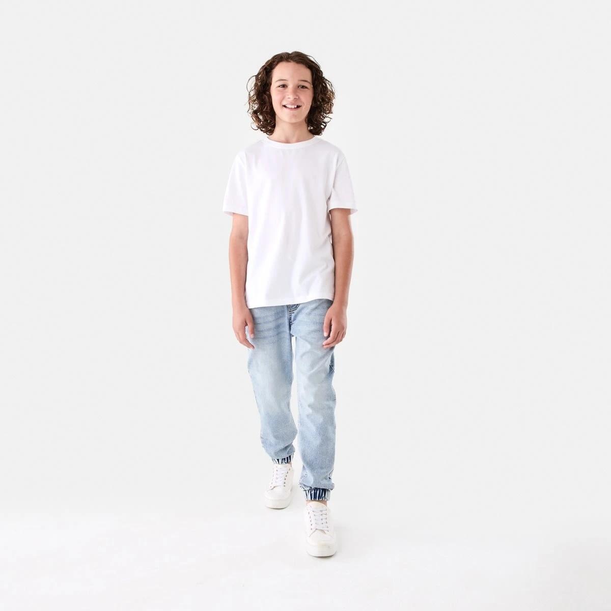5 Light Wash Denim Joggers LIGHT WASH, 5 of 6