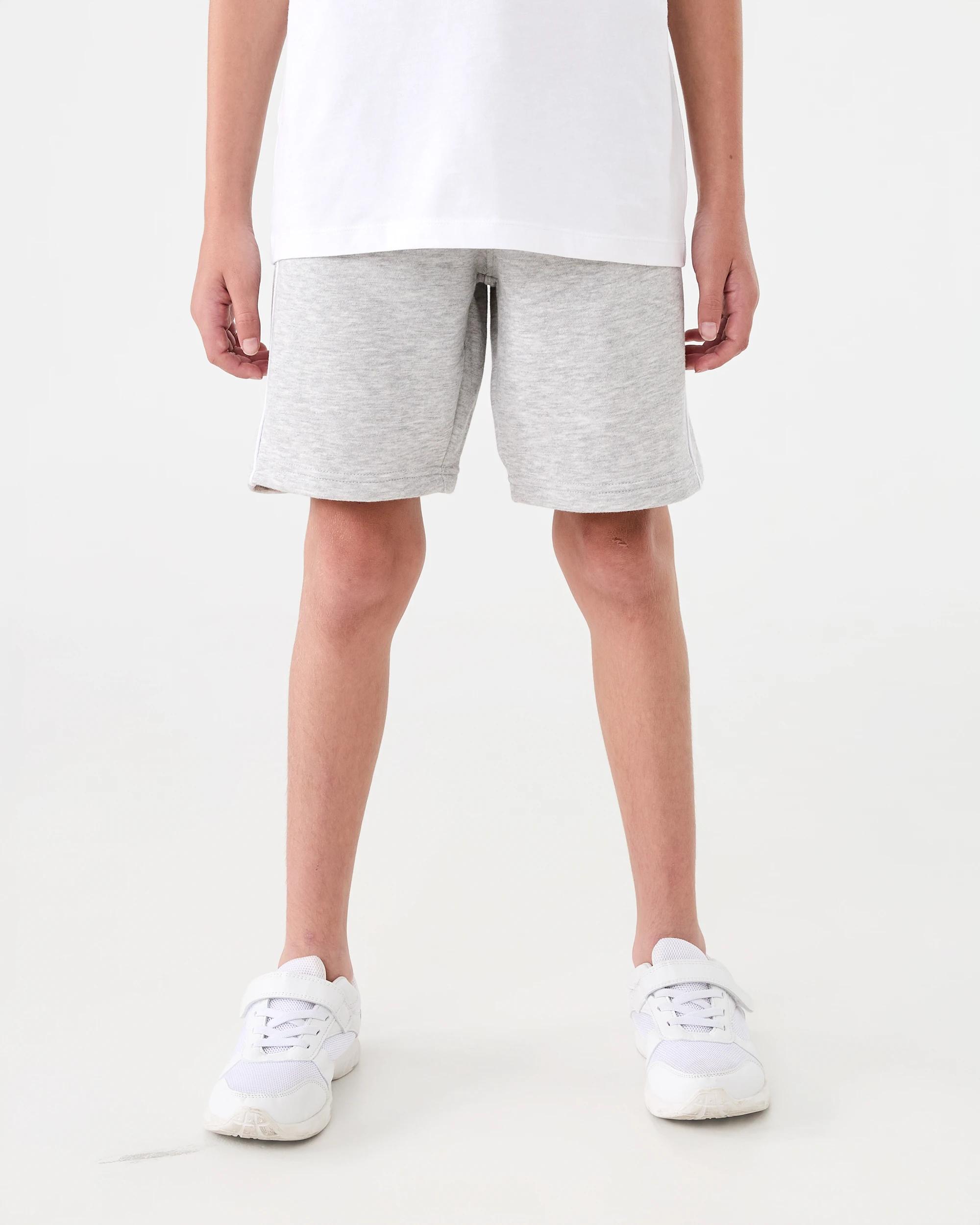 1 Panelled Knit Shorts Kgry Marle, 1 of 7