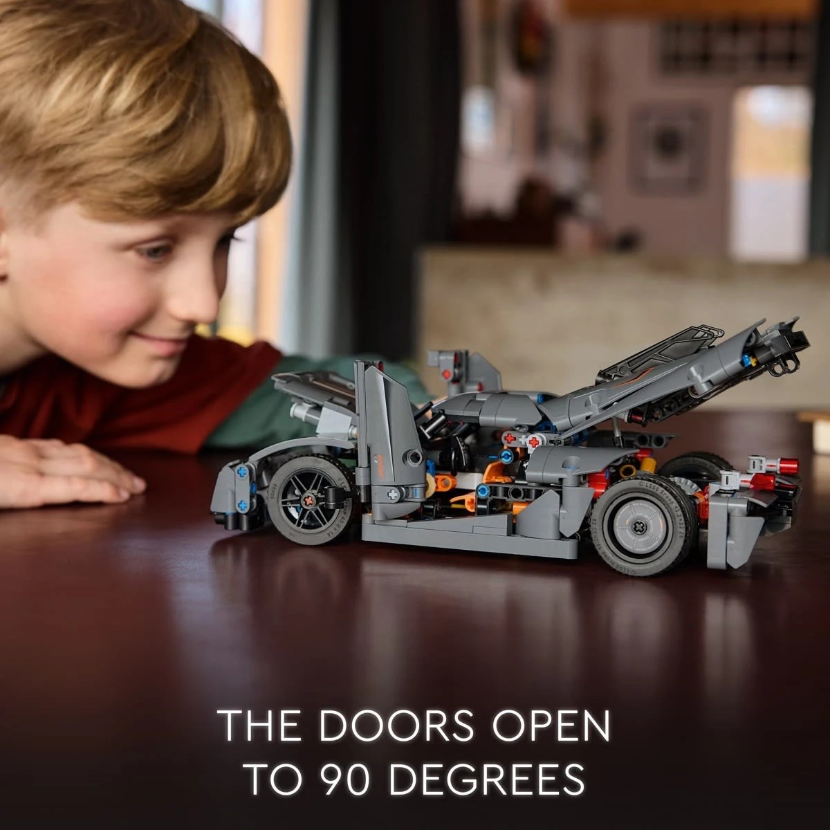 7 LEGO Technic Koenigsegg Jesko Absolut Grey Hypercar 42173, 7 of 10