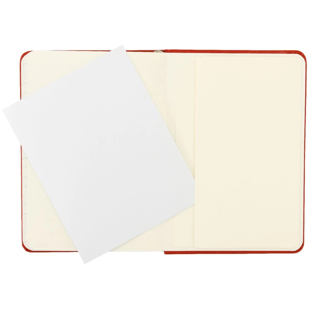 5 Modena A6 Linen Ruled Notebook Orange, 5 of 5