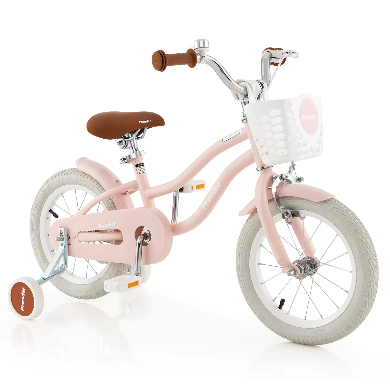 1 Costway 36cm Kids Bike Bicycle Ride-on Play w/Training Wheels, 1 of 4