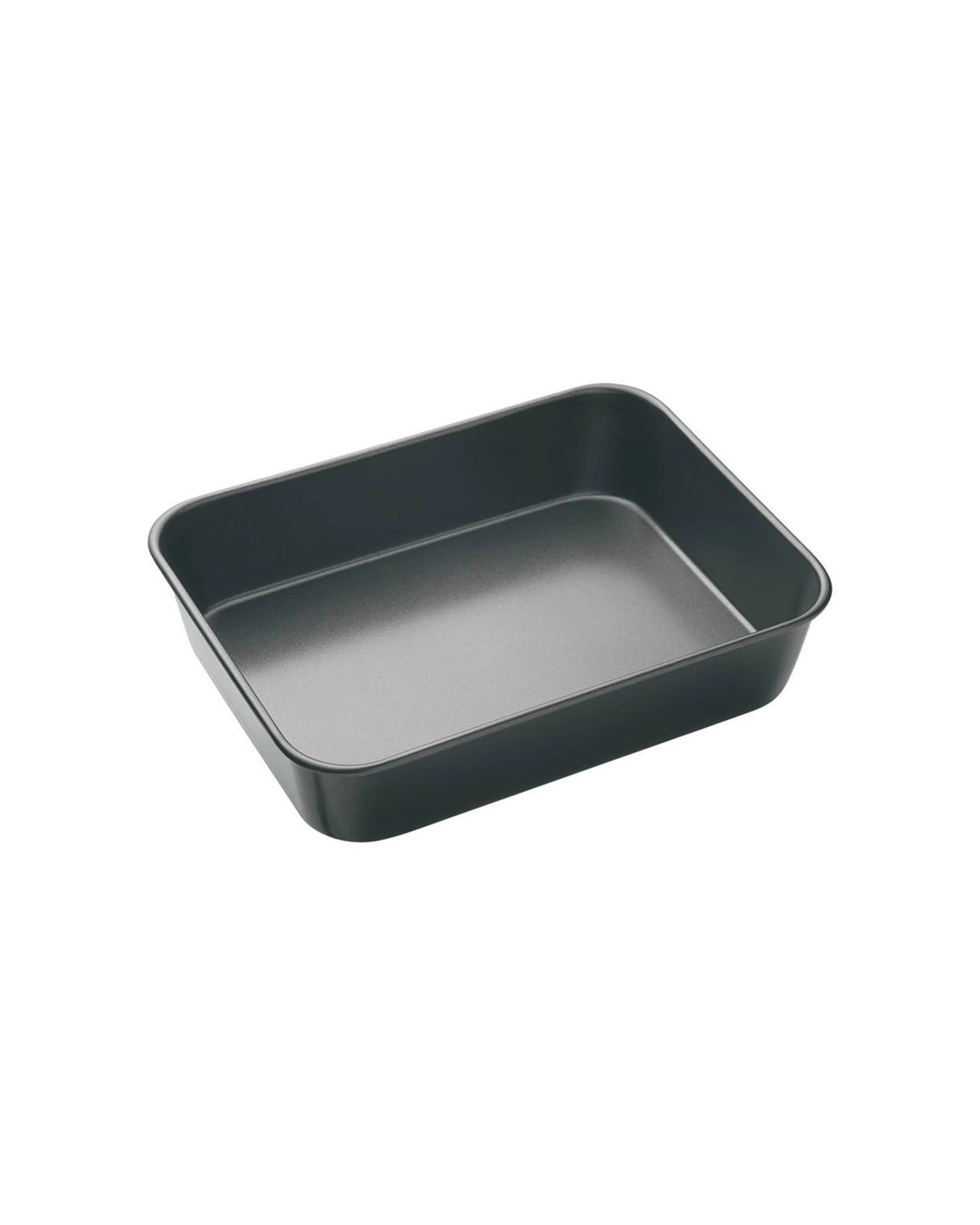 1 Mastercraft 34x26x7cm Deep Roasting Pan Heavy-Duty Carbon Steel Non-Stick - Grey, 1 of 1