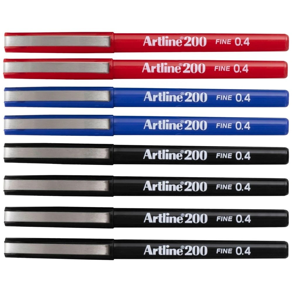 3 Artline 220 Fineliner Pens Core 8 Pack, 3 of 3