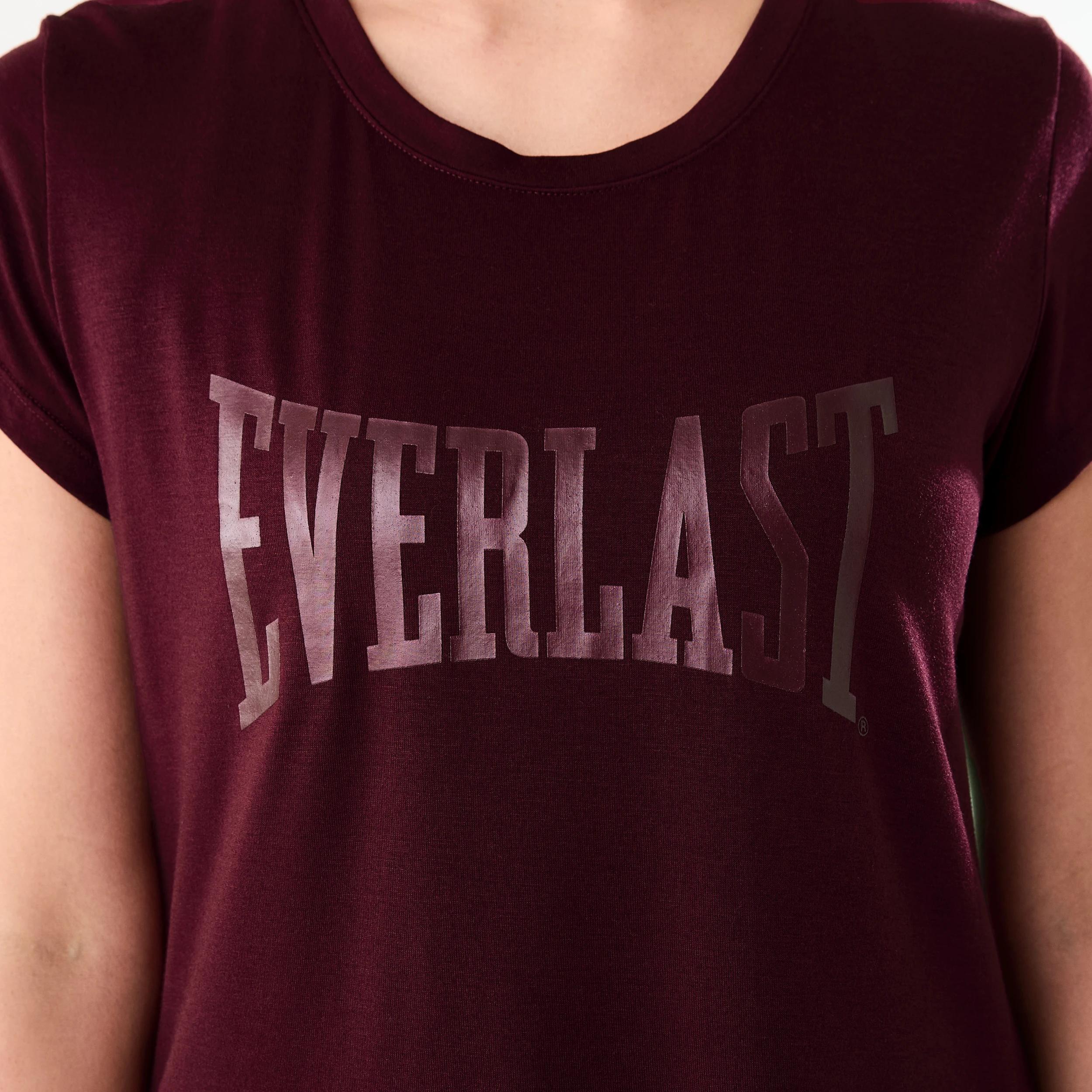 5 Everlast Womens Scoop Neck T-shirt EVERLAST BBALL CHERRY, 5 of 6