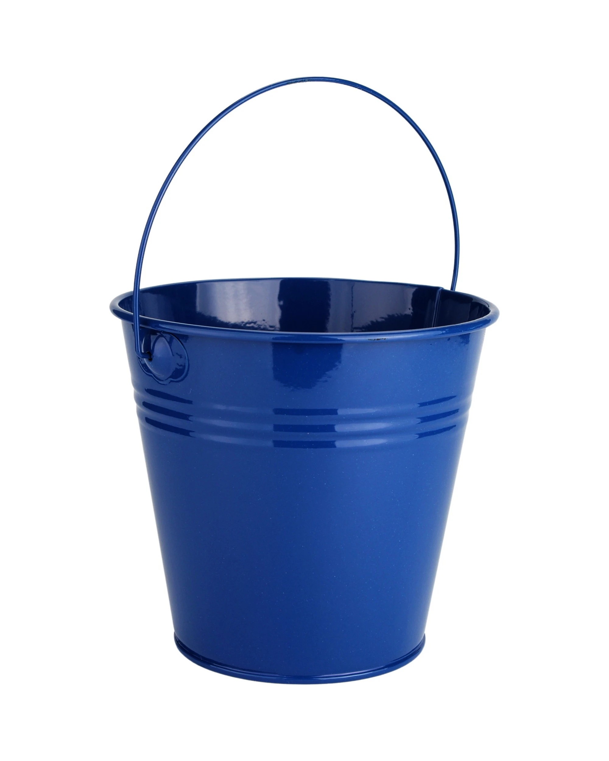 1 Partyrama Royal Blue Metal Bucket 12cm - Blue, 1 of 1